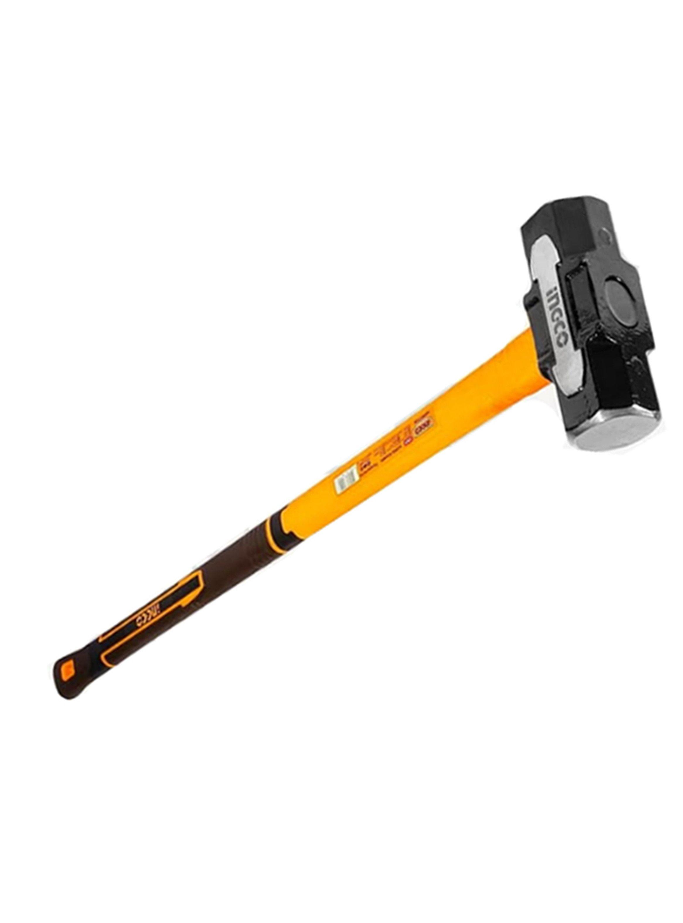 Combo Martillo Mazo Mango Fibra De Vidrio 12lbs Hsm81598-1