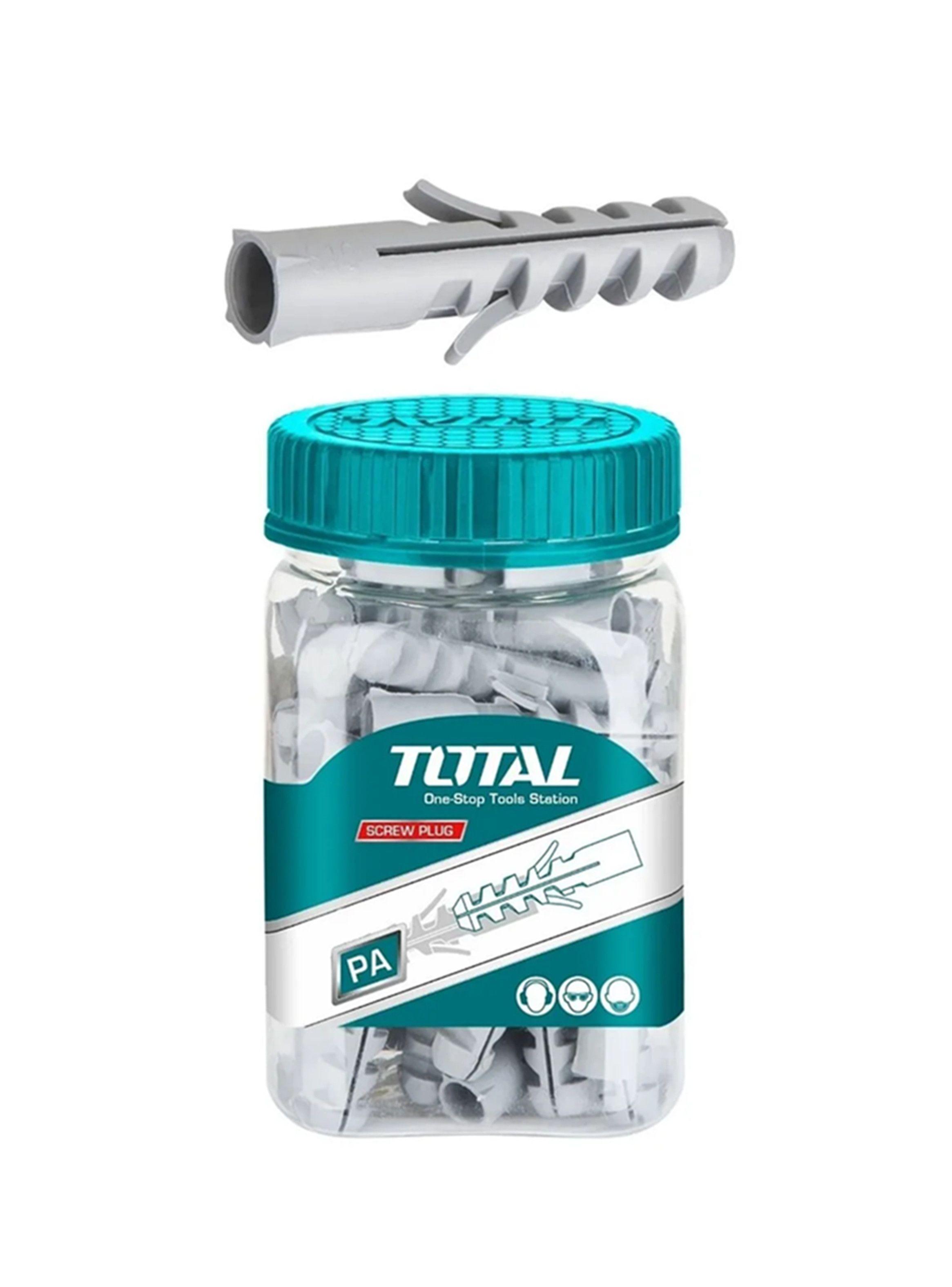 Tarugo Nylon 6mm Plástico Con Tope 200 Unds Total-2