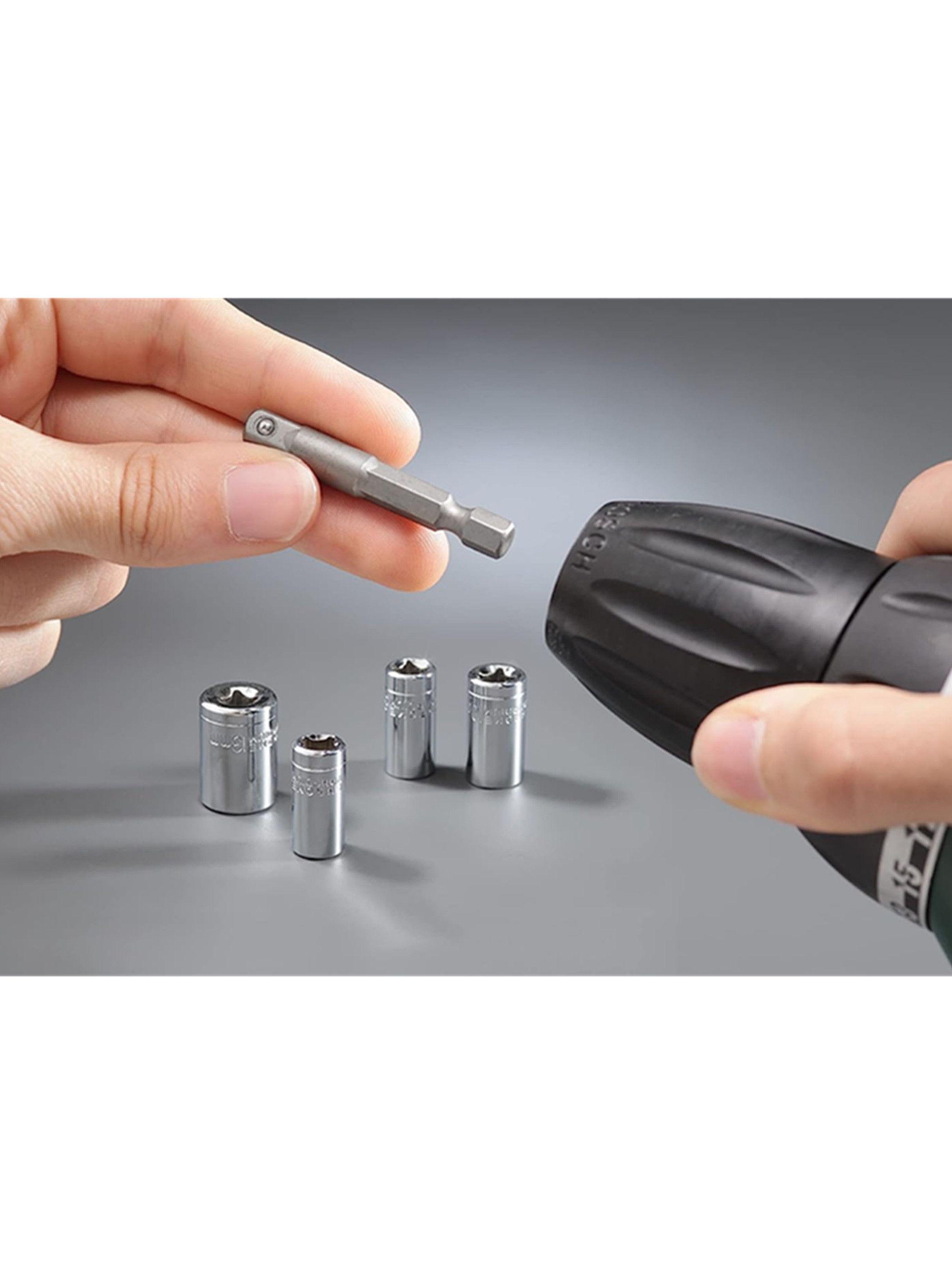 Kit Dados Y Adaptador Para Taladro 5 Piezas Kwb 105110-2