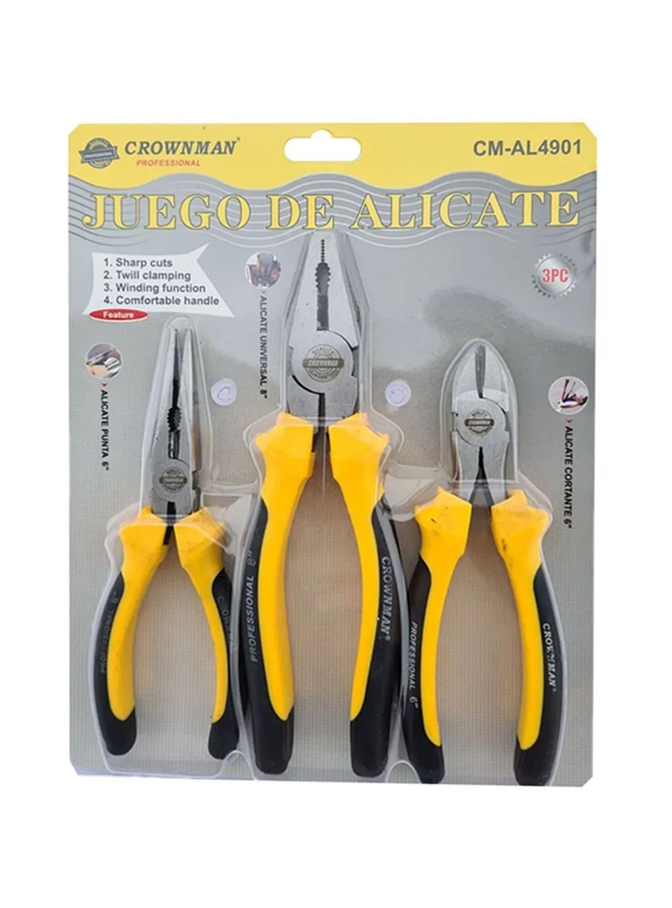 Set Kit Juego De Alicates 3 Piezas Cmal4901-0
