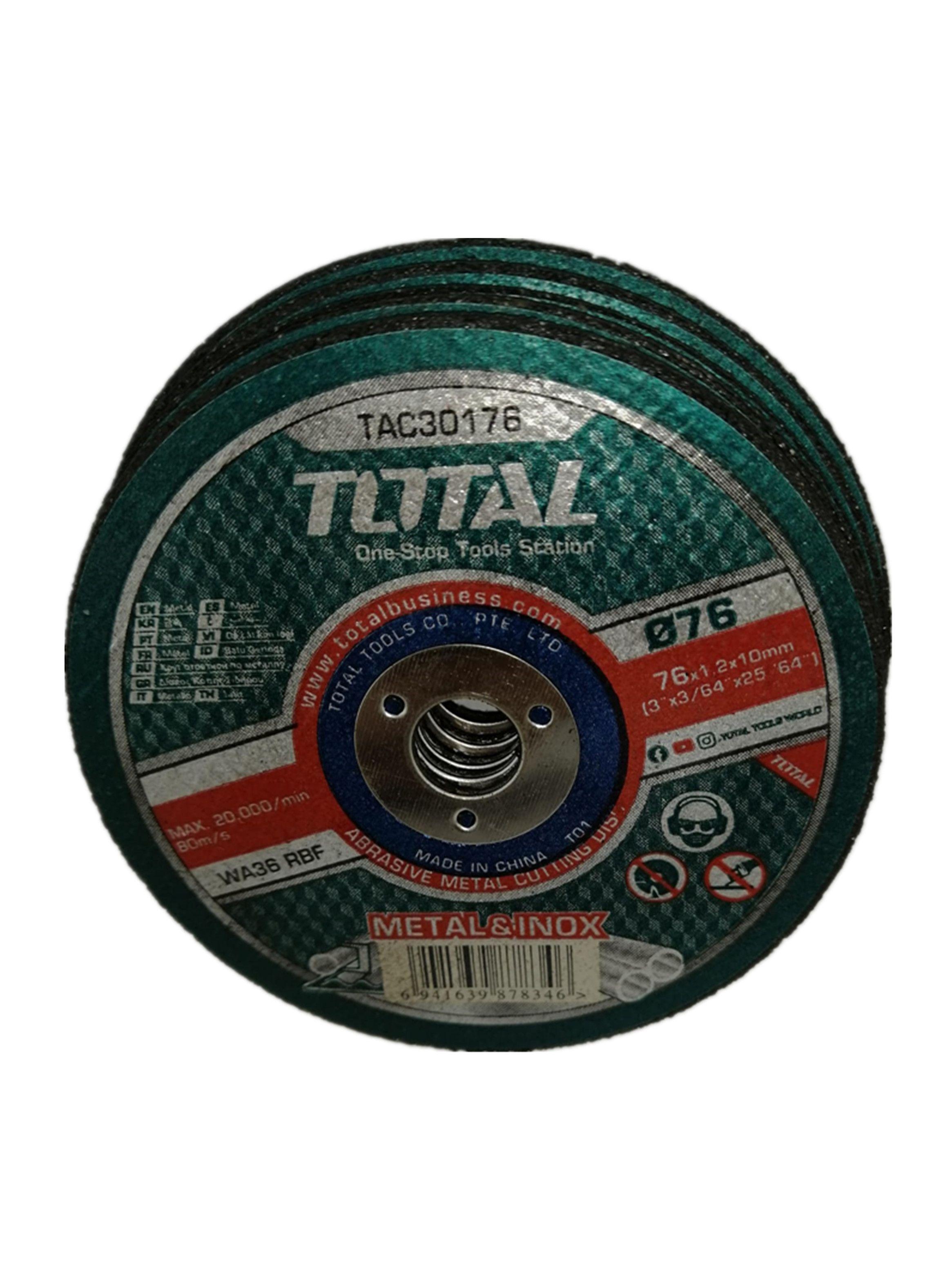 Disco De Corte P/ Metal Acero Inoxidable 76mm 5 Unds Total-2