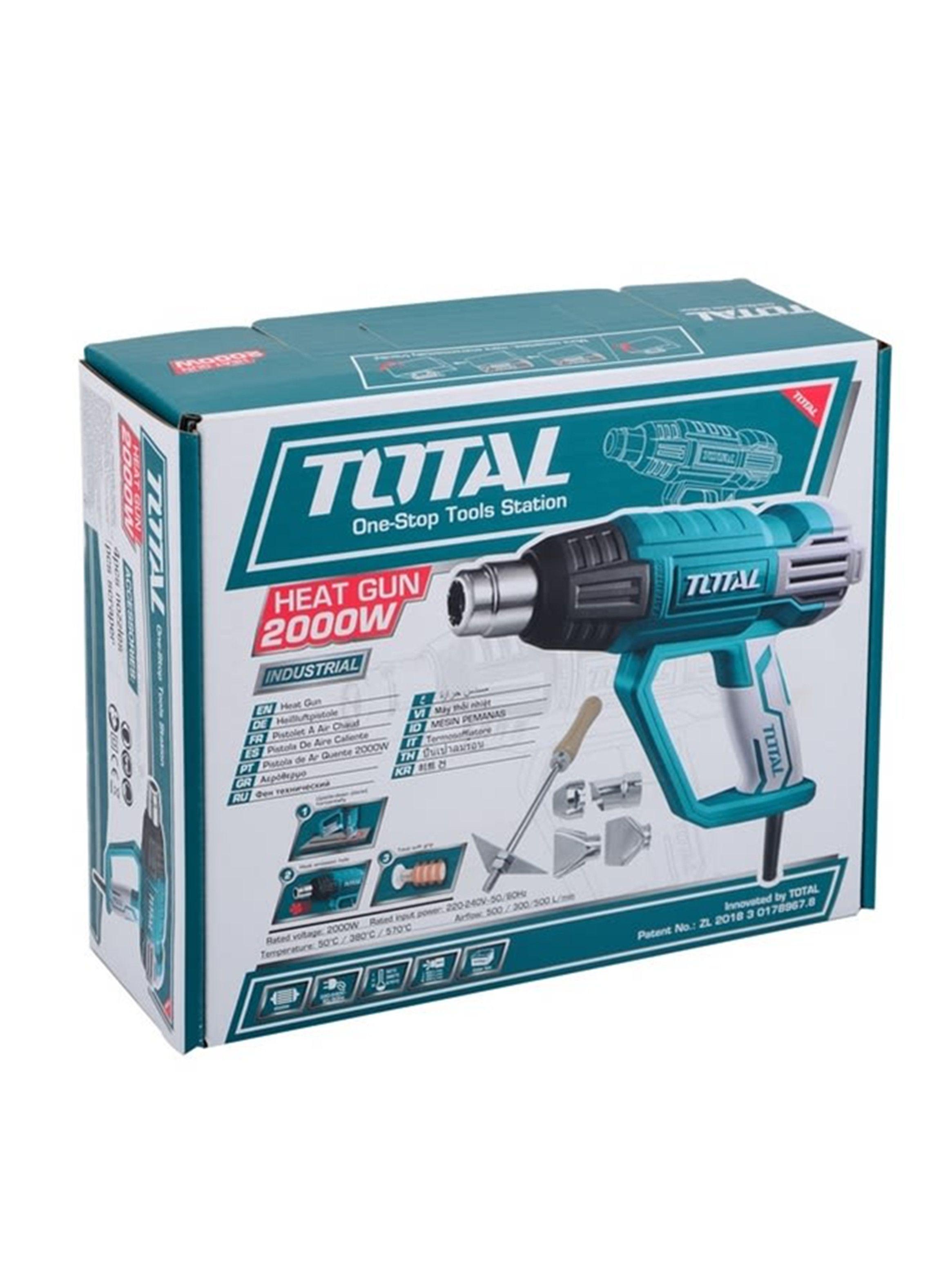 Pistola De Calor 50 / 380 / 570 °c 2000w Total Tb2006-2