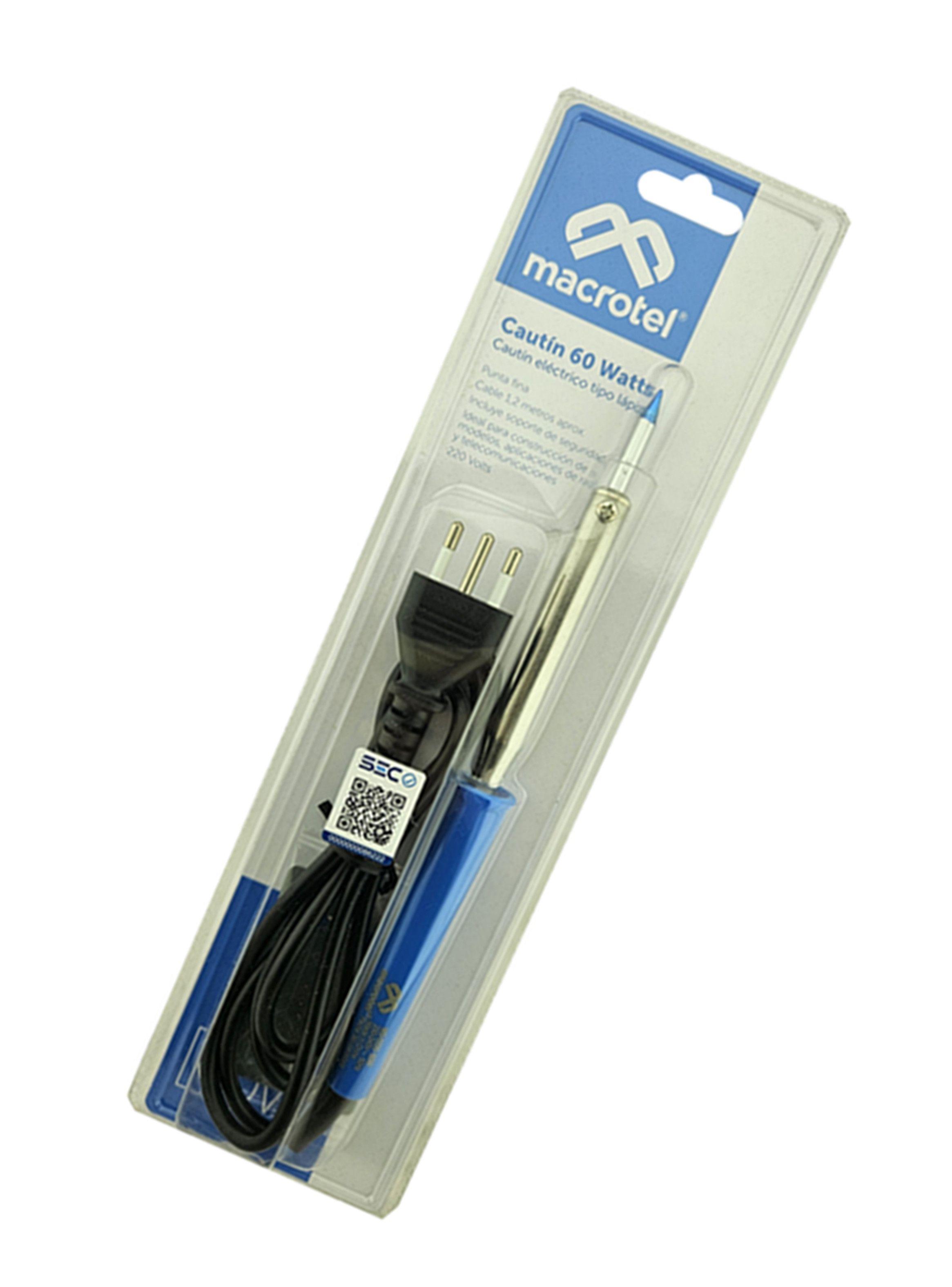 Cautin Eléctrico Tipo Lapiz Para Soldar 60 Watts Macrotel-1