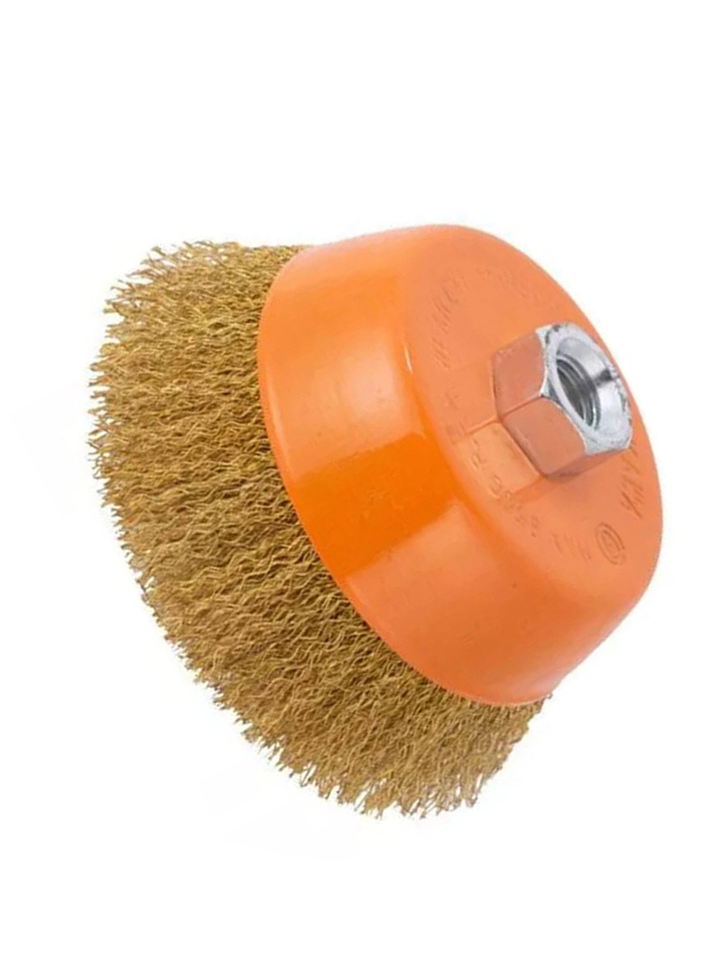 Escobilla De Copa Rizada 100mm Esmeril Makawa Mk-0312-2