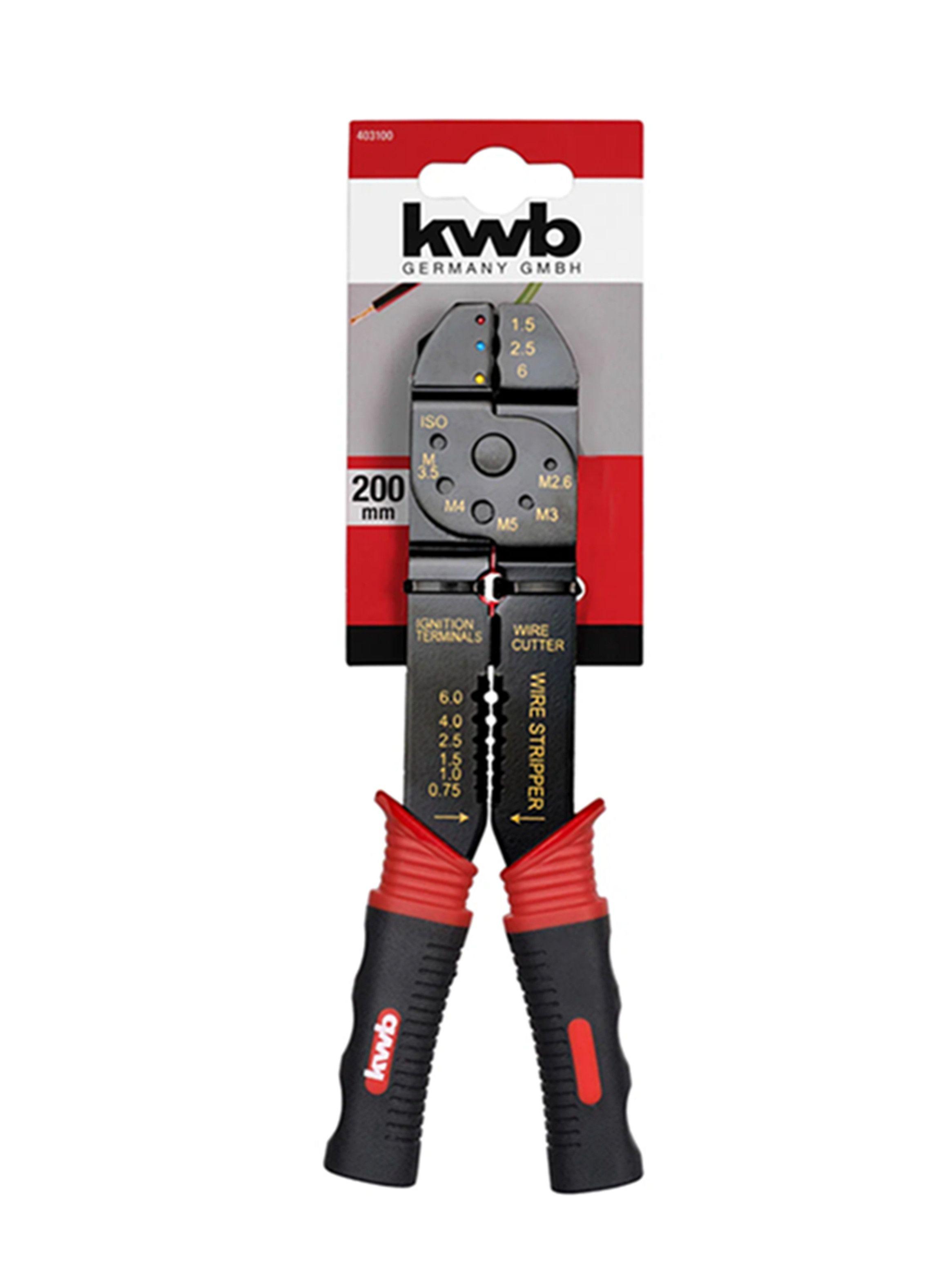 Alicate Pelacable Terminales 200mm Kwb 403100-1