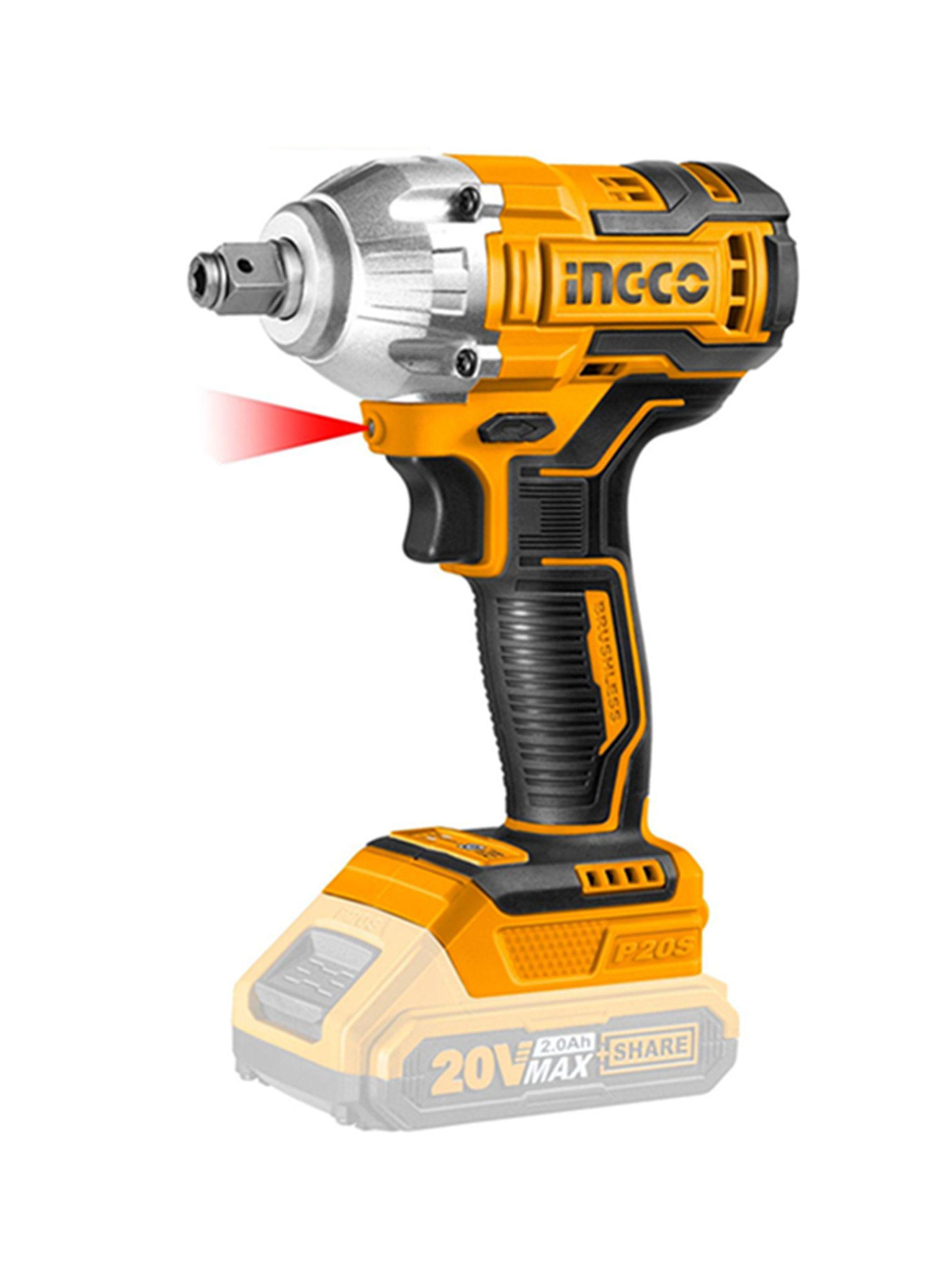 Taladro Pistola Llave Impacto Y Atornillador 2 Bat 20v Ingco-1