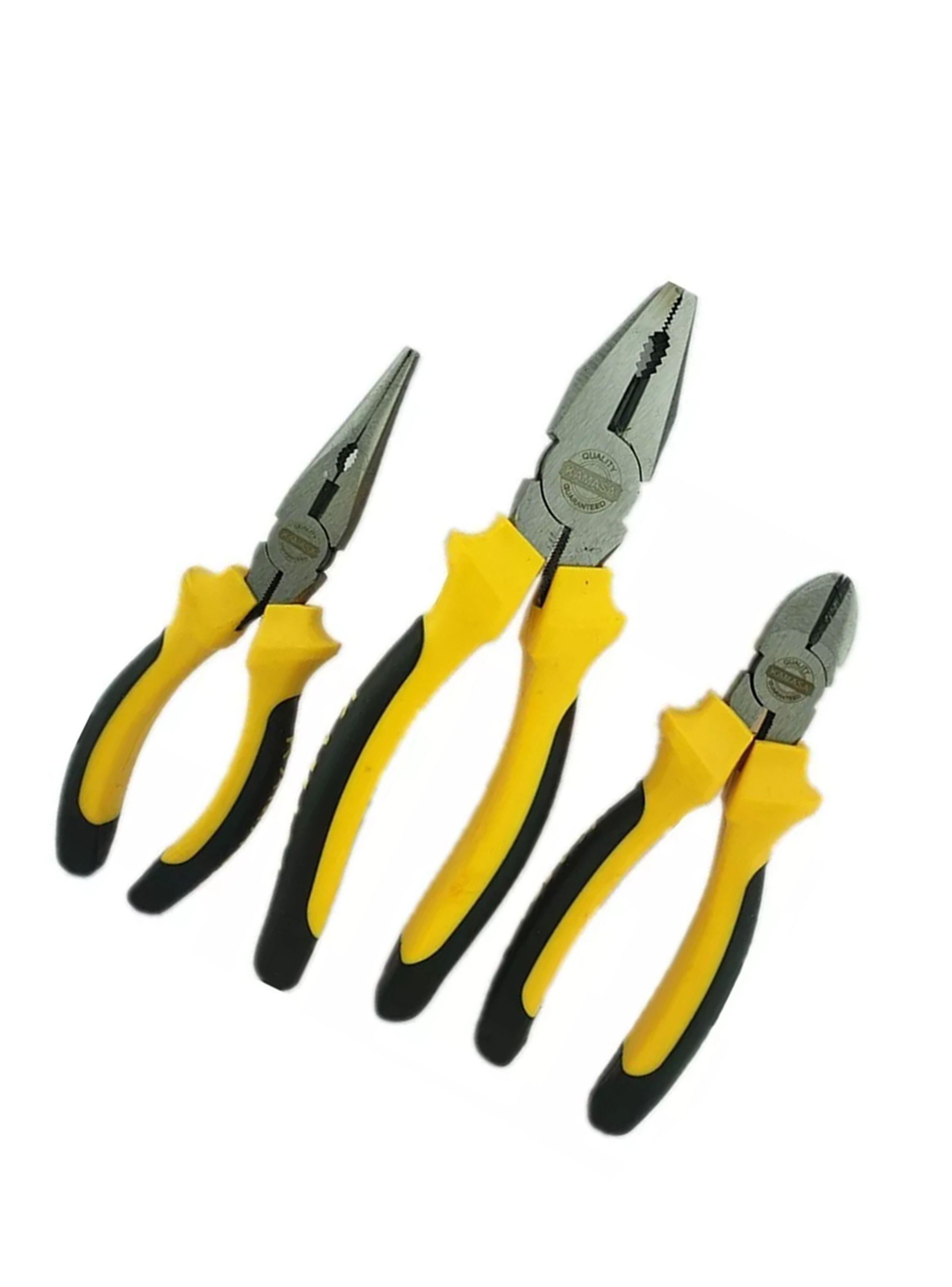 Set Kit Juego De Alicates 3 Piezas Kamasa-2