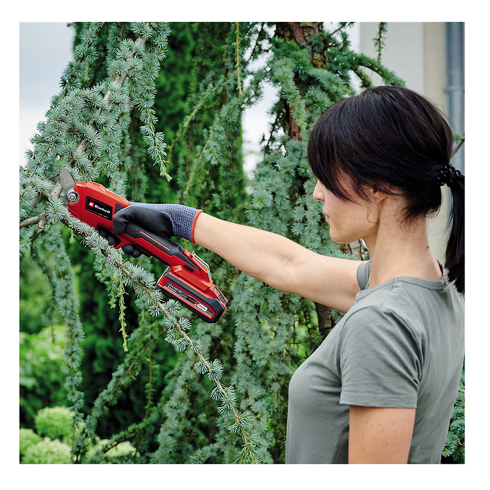 Tijera De Podar Jardin Inalámbrica 18v Bateria+ Carg Einhell-1