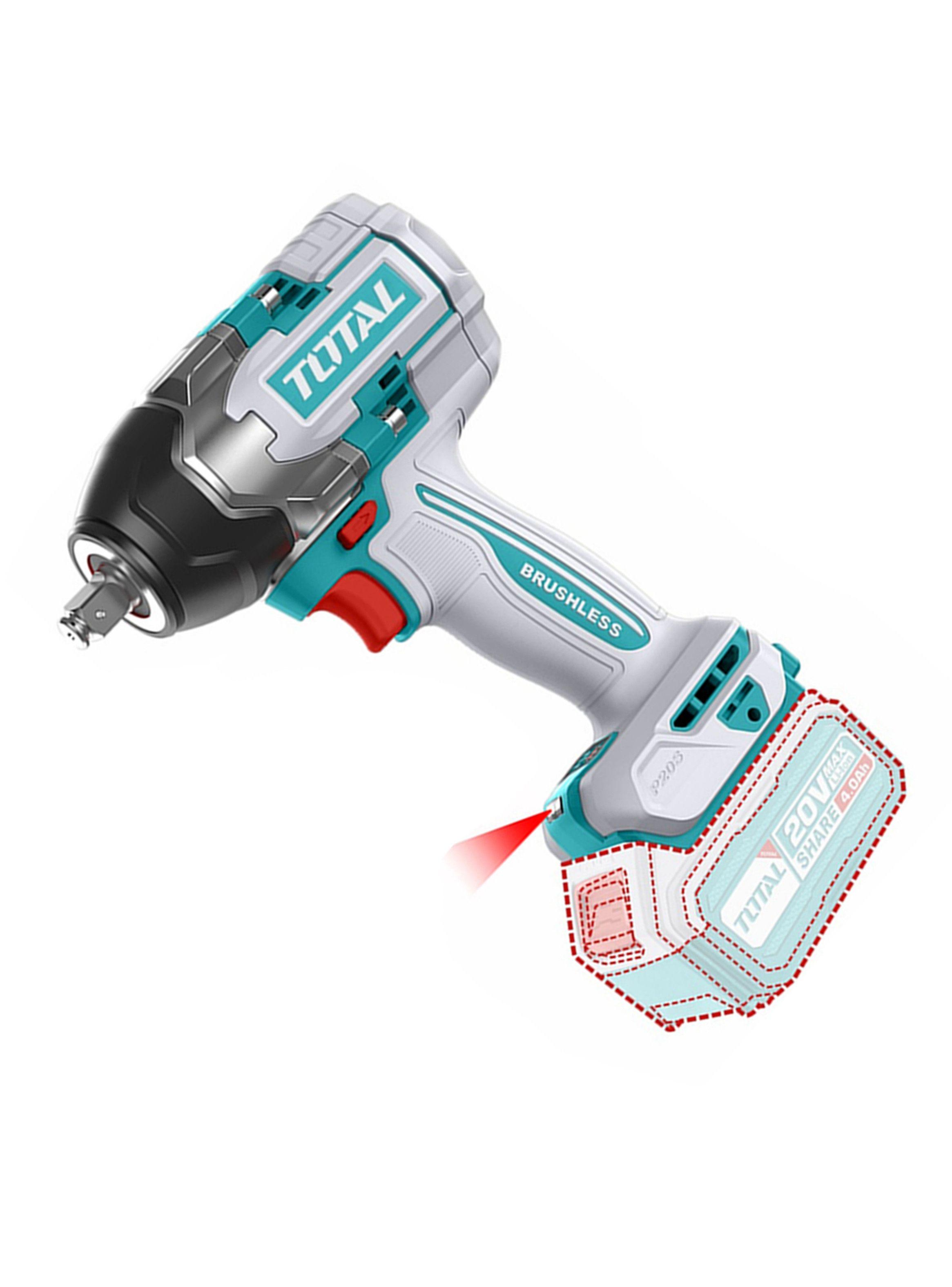 Taladro Pistola Llave Impacto 20v 850nm Total Tiwli20851-2