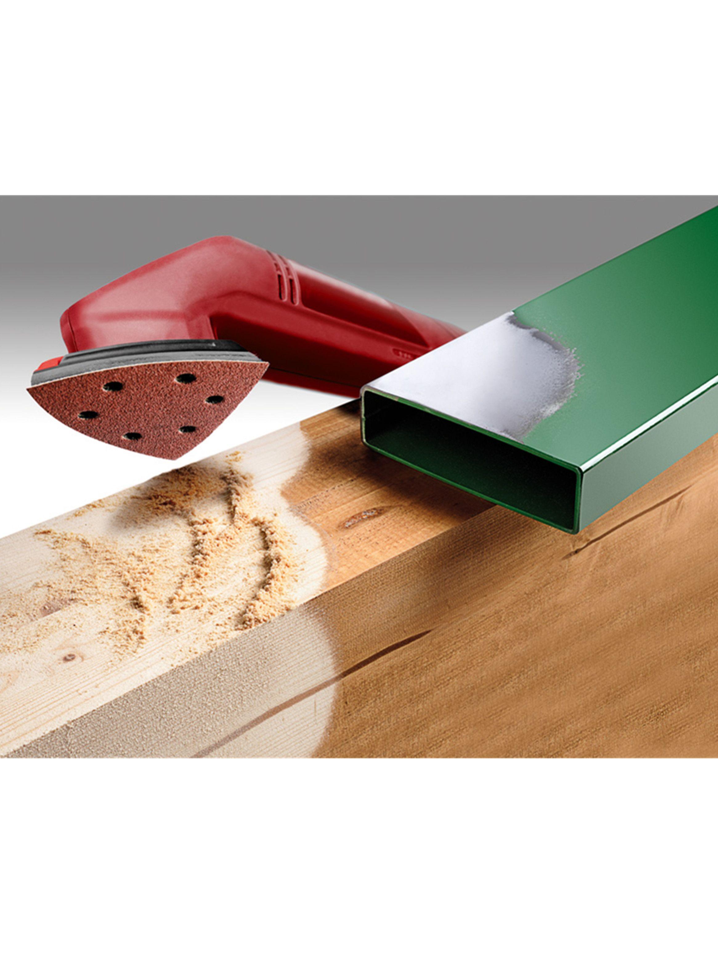 5 Lijas Delta P/ Herramienta Oscilante 93mm Grano 40 Kwb-2