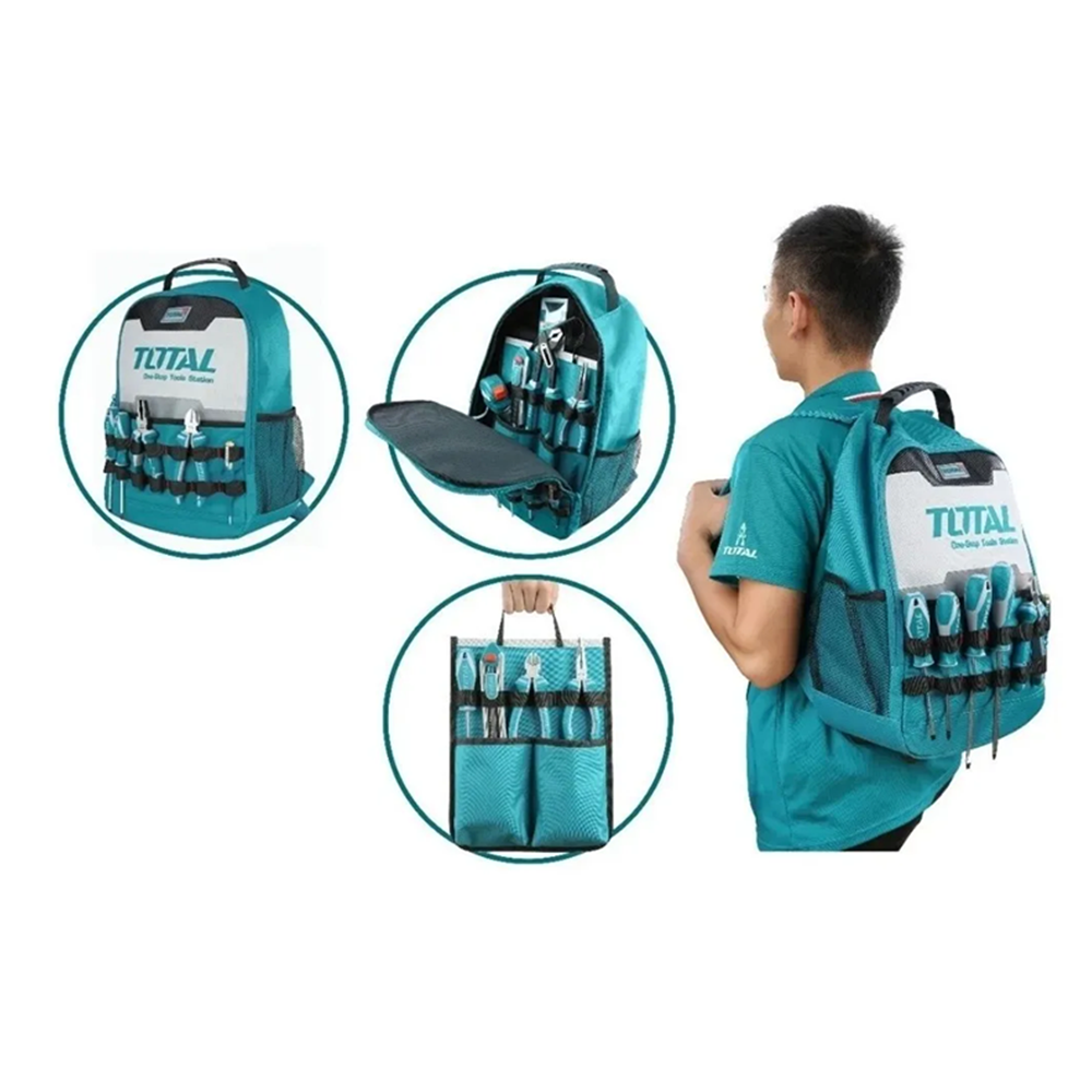 Mochila Herramientas Bolso Interno Removible Total-1