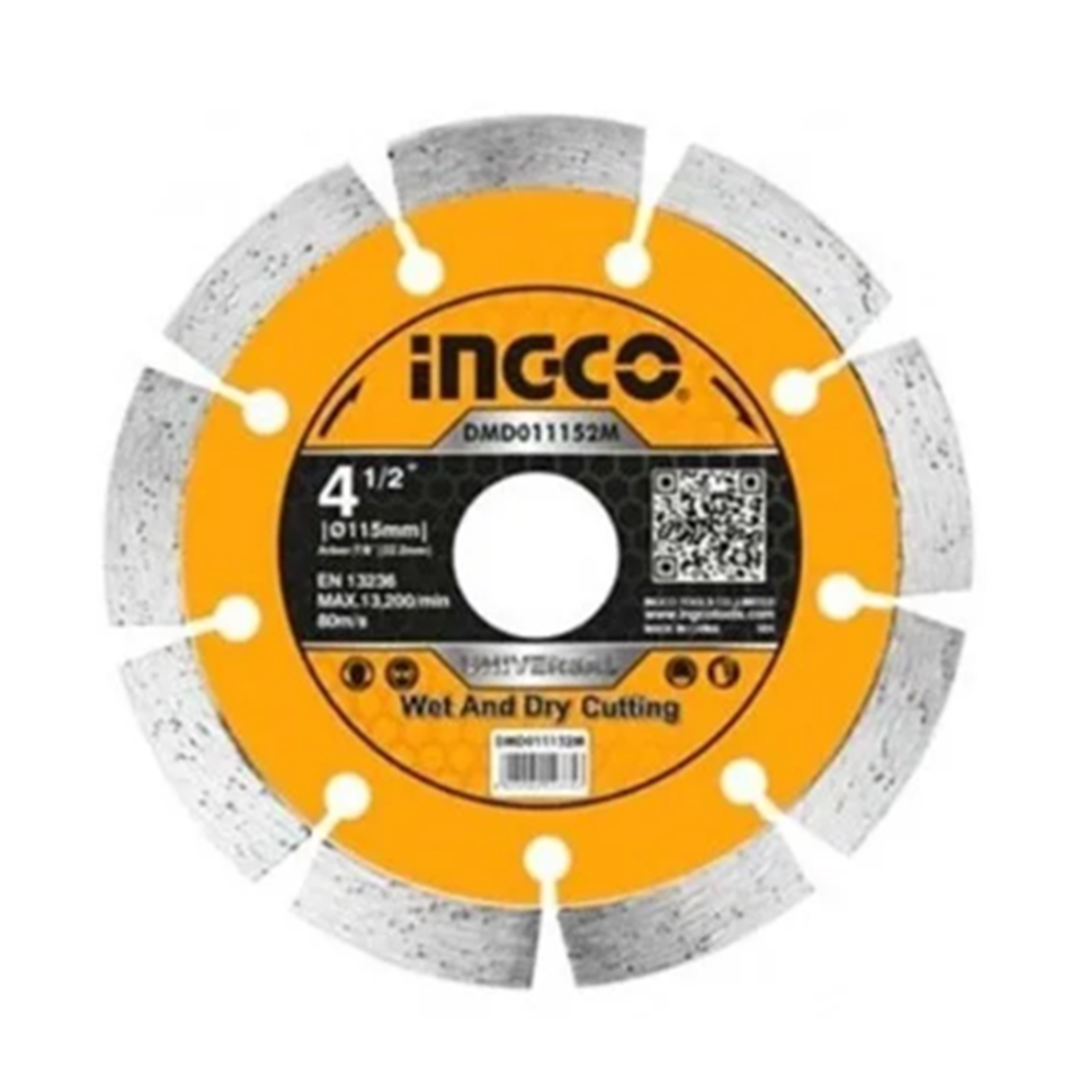 Disco Diamantado Segmentado 4 1/2 115mm 10 Unds-0