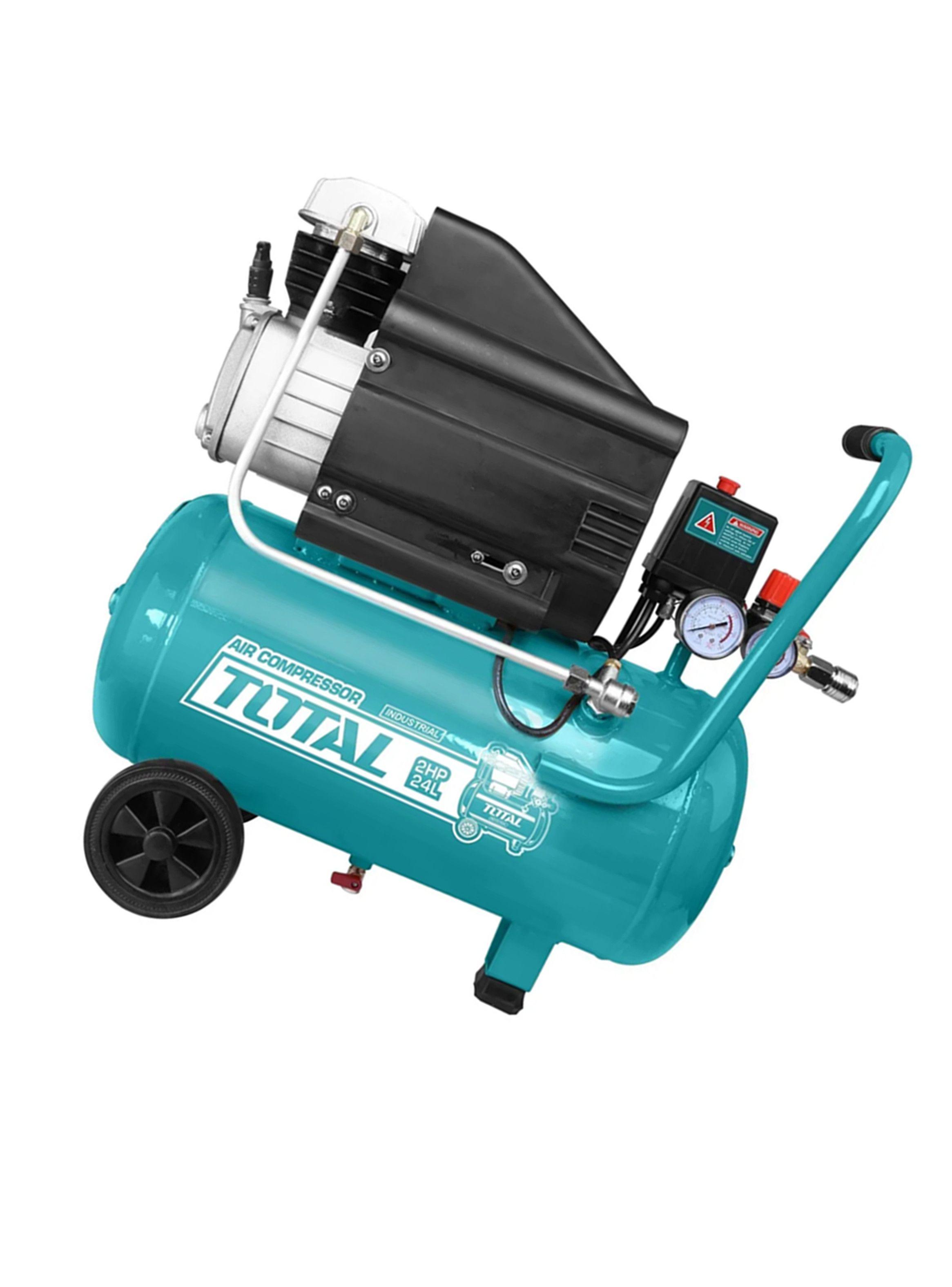 Compresor De Aire 24lts / 2 Hp / Total Tc120246-2