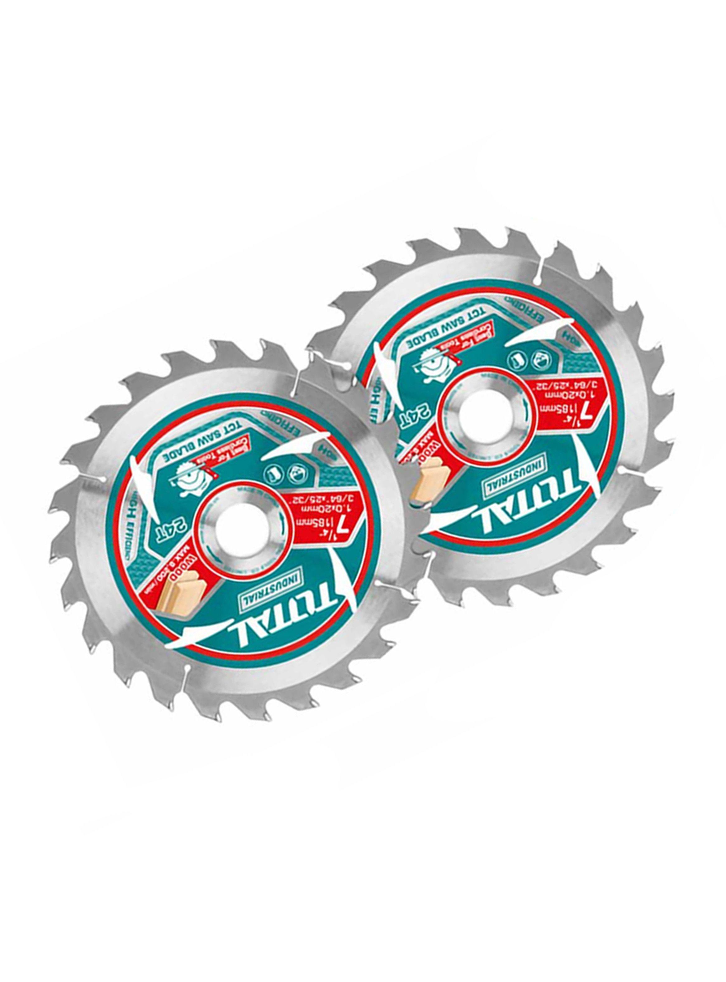 Pack 2 Hoja Disco Sierra Circular 7 1/4 24 D Tac2331853-2