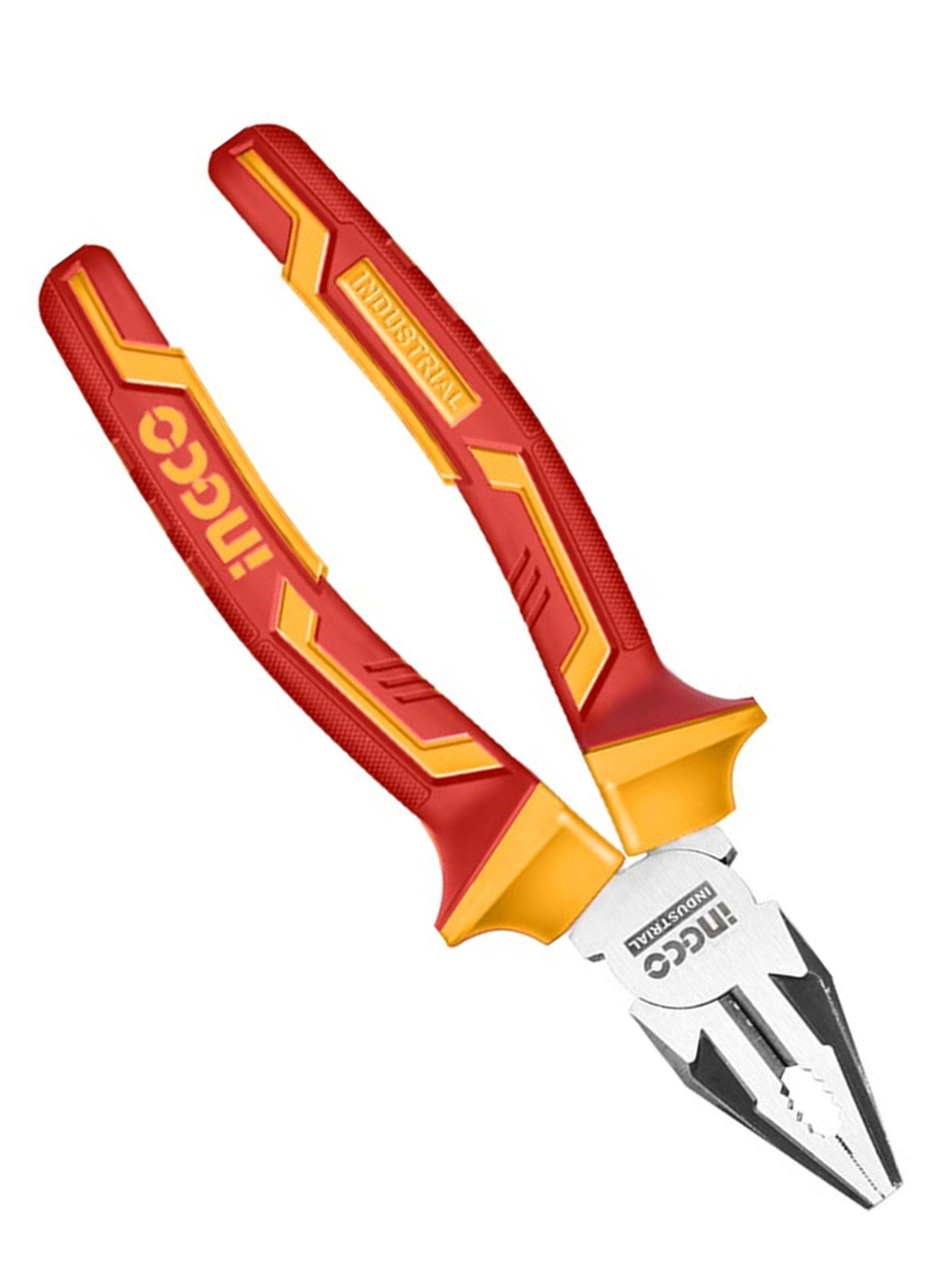 Alicate Universal Aislado Electricista 8 PLG Ingco Hicp28208-2
