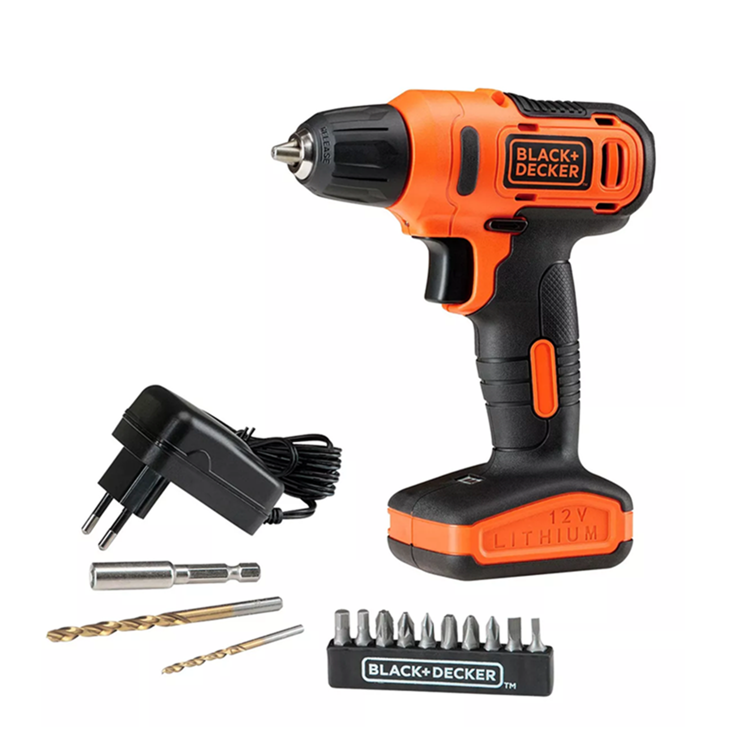 Taladro Atornillador 12v + 13 Acc. Black+decker Ld12s-b2c-0