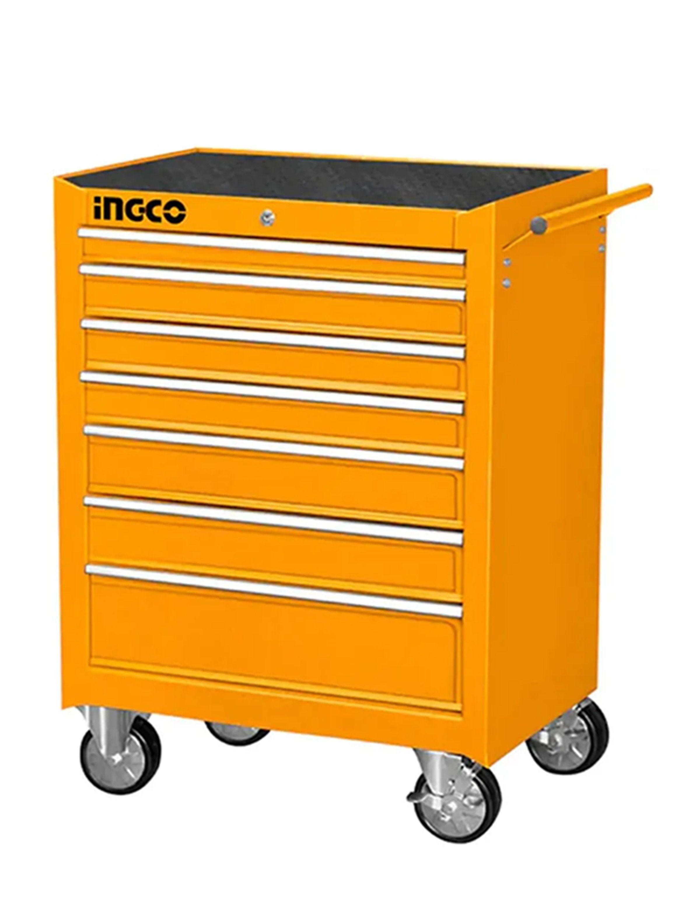 Carro Caja Gabinete Metalico P/ Herramientas 7 Cajones Ingco-0