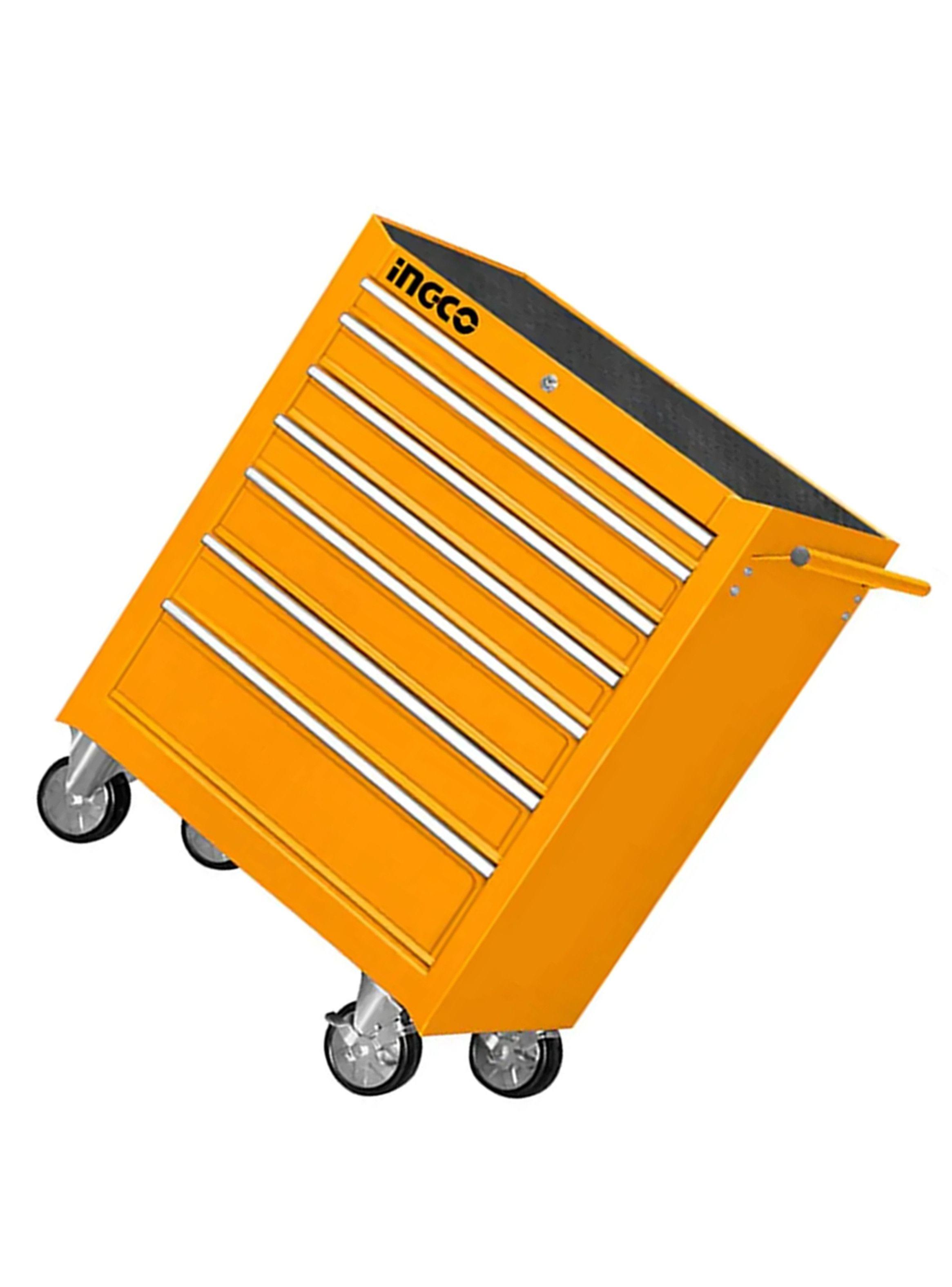 Carro Caja Gabinete Metalico P/ Herramientas 7 Cajones Ingco-2