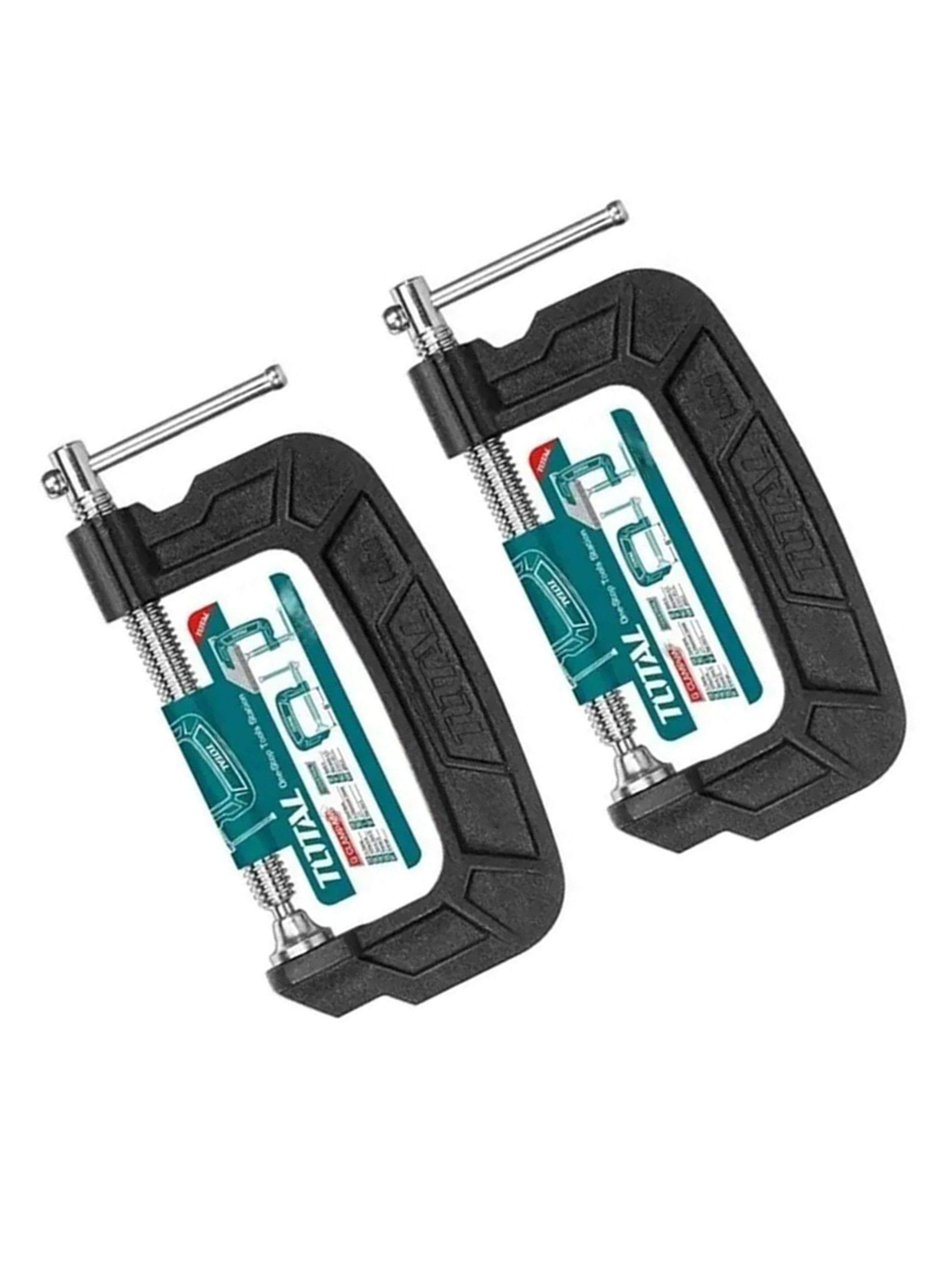 Pack 2 Prensa Tipo C 3 (75mm) Pulgadas Total-1