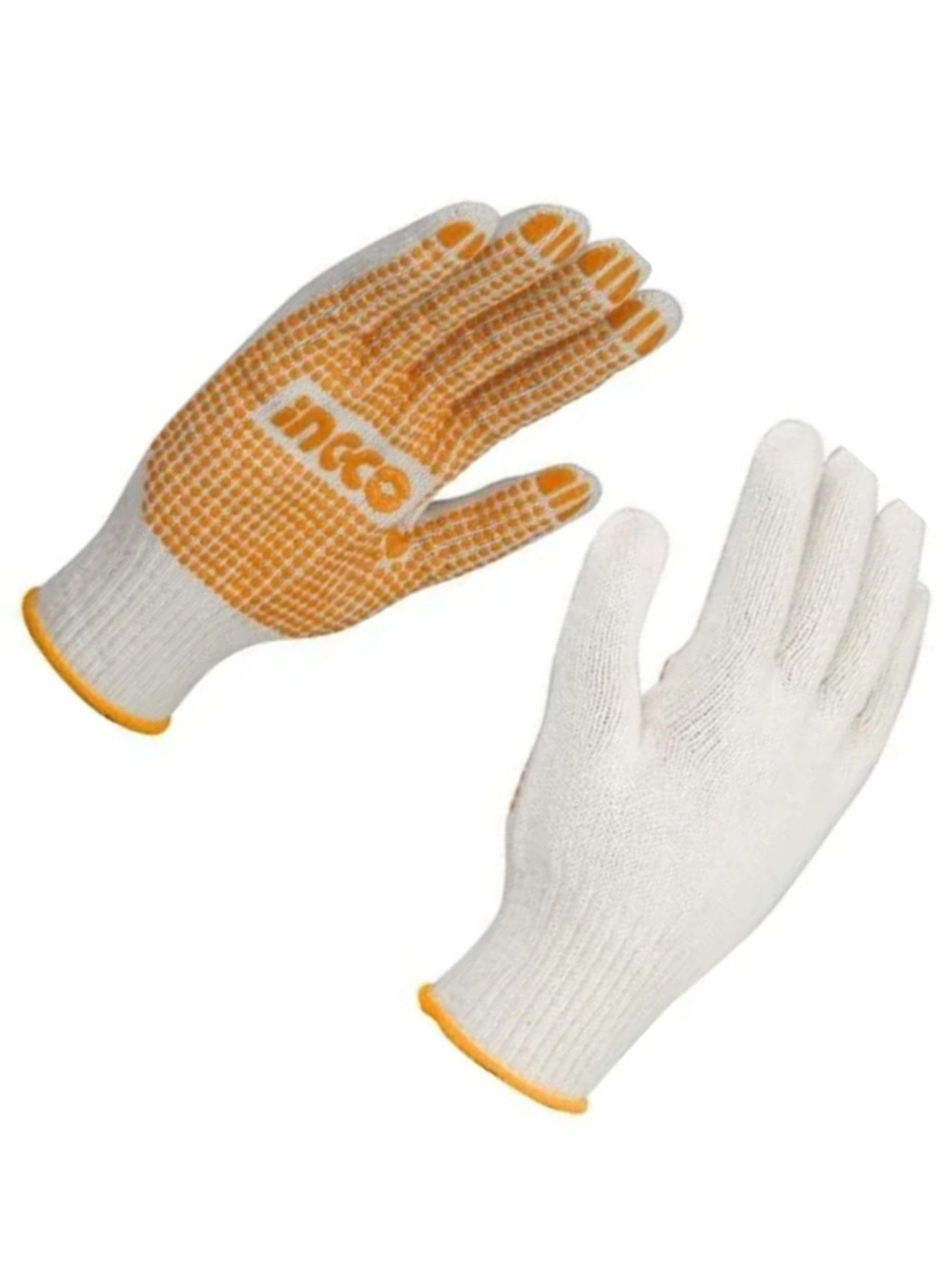 Pack12 Par Guantes Hilo Palma Antideslizante Ingco-2