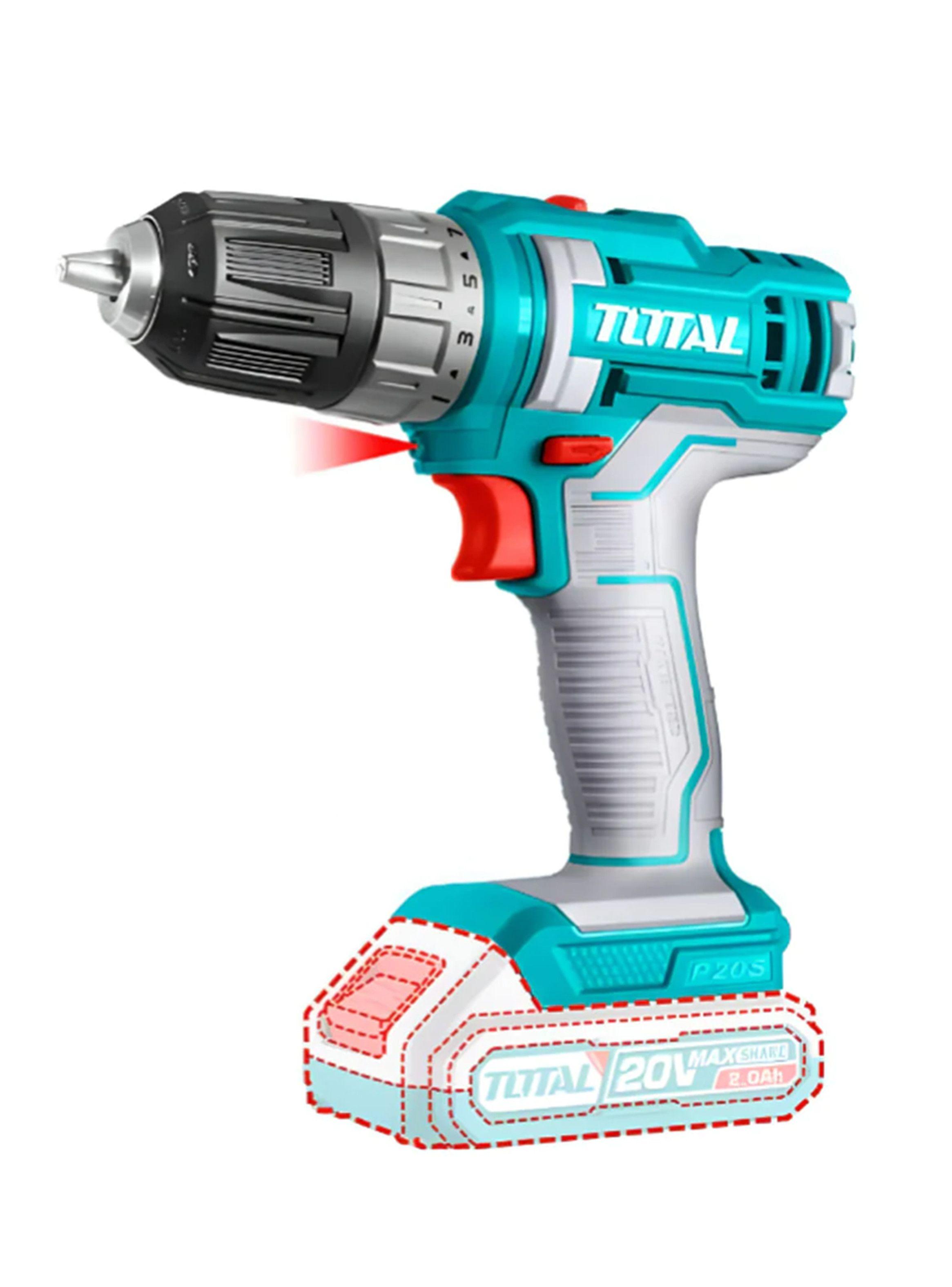 Taladro Atornillador Inalambrico 10mm 20v Total Tdli200515-0