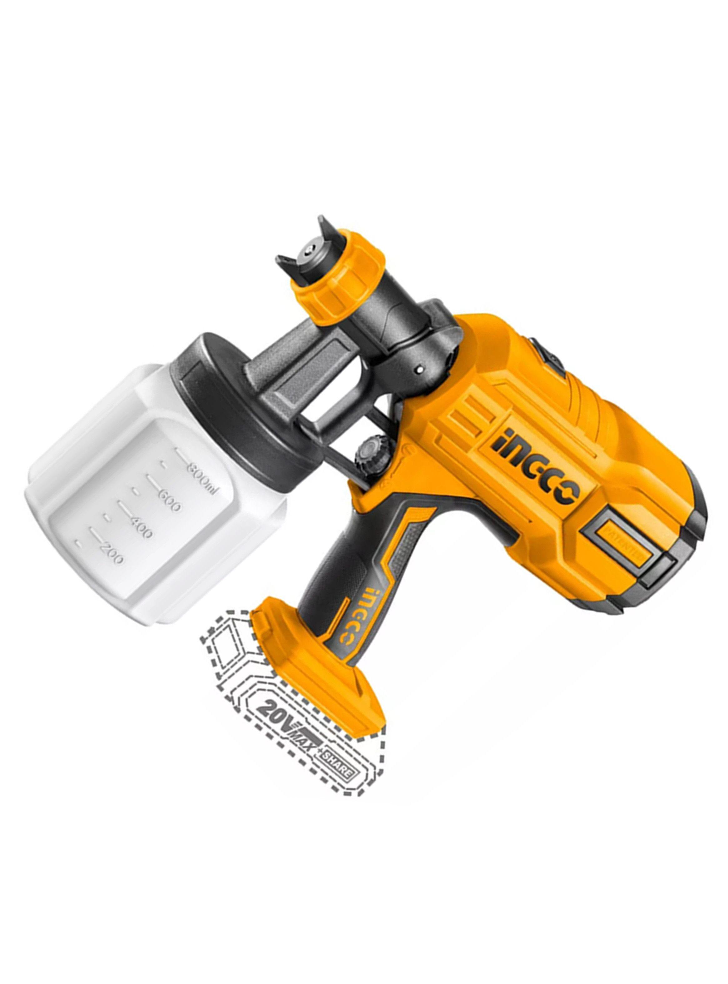 Pistola De Pintura Inalambrica 20v Ingco Csgli2003  -2