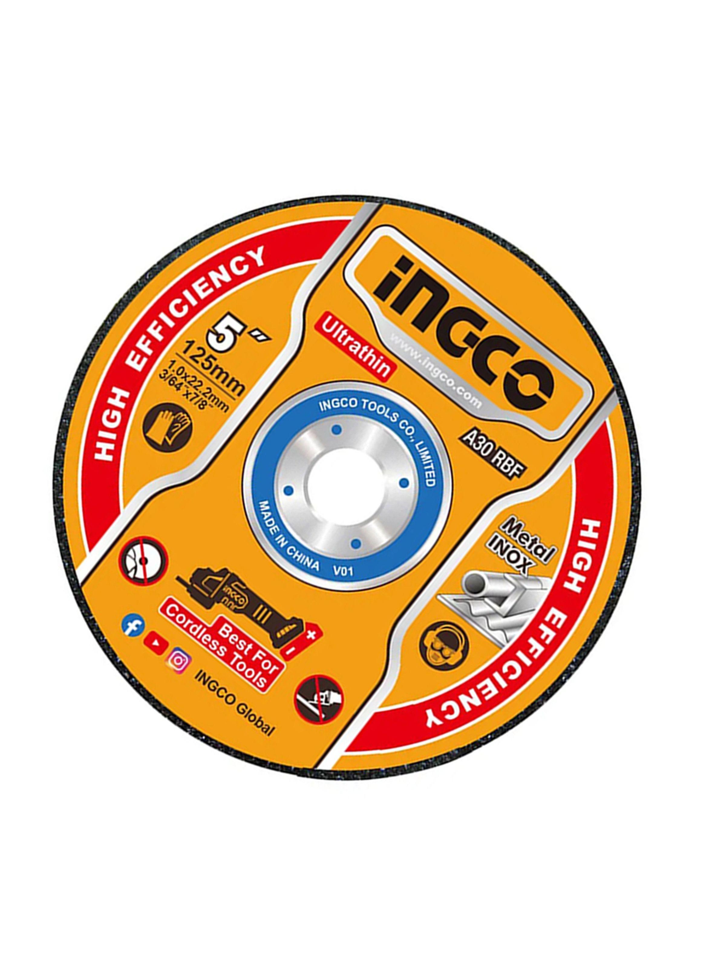 Disco De Corte P/ Metal Acero Inoxidable 125mm 25 Und Ingco-2