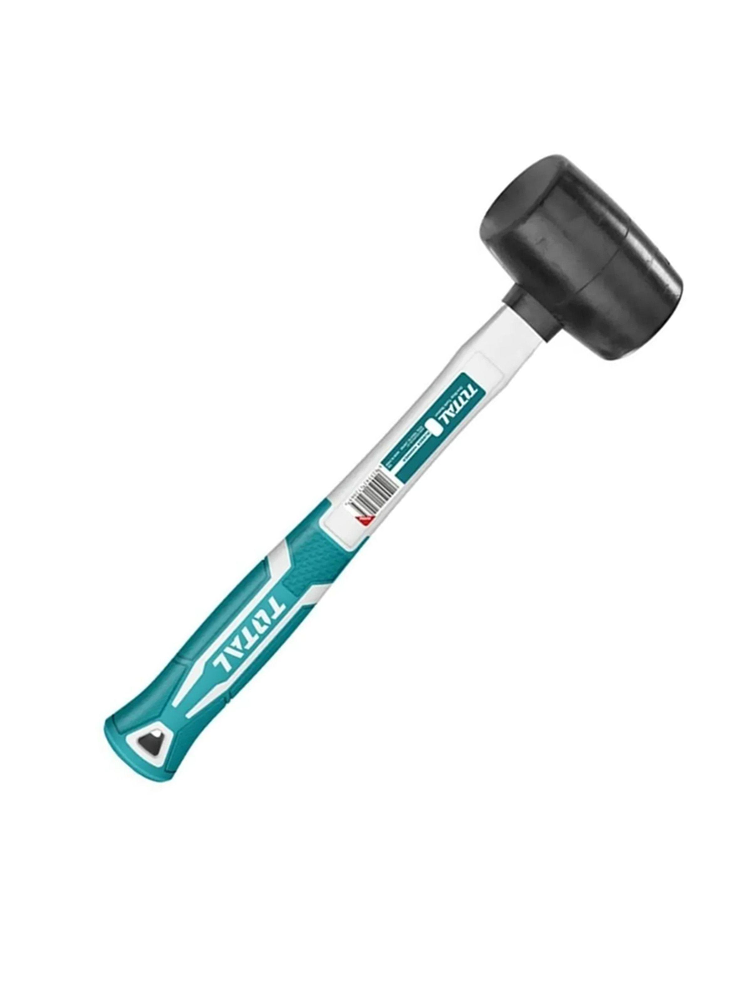 Combo Martillo Mazo De Goma 8oz Total Tht76816-1