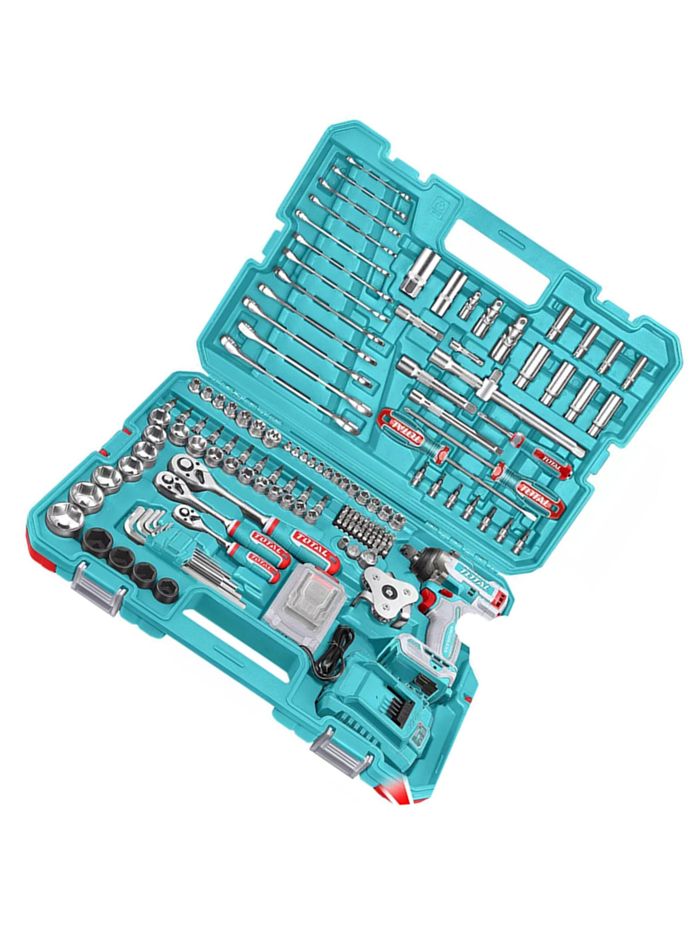 Kit Llave De Impacto 20v + Herramientas - 152 Piezas Total-2