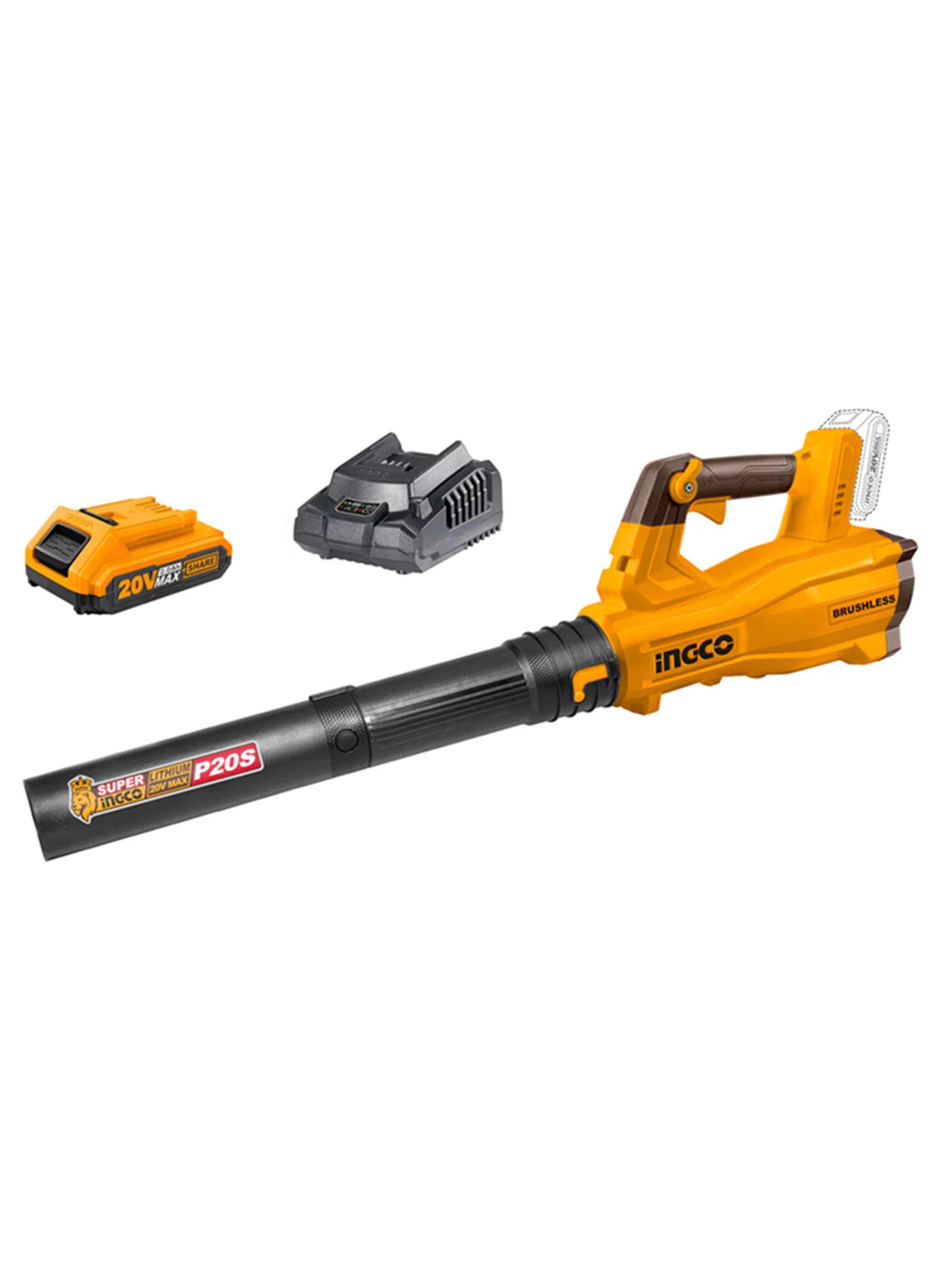 Soplador Inalambrico 20v + Cargador + Bat Ingco Cabli20428-0