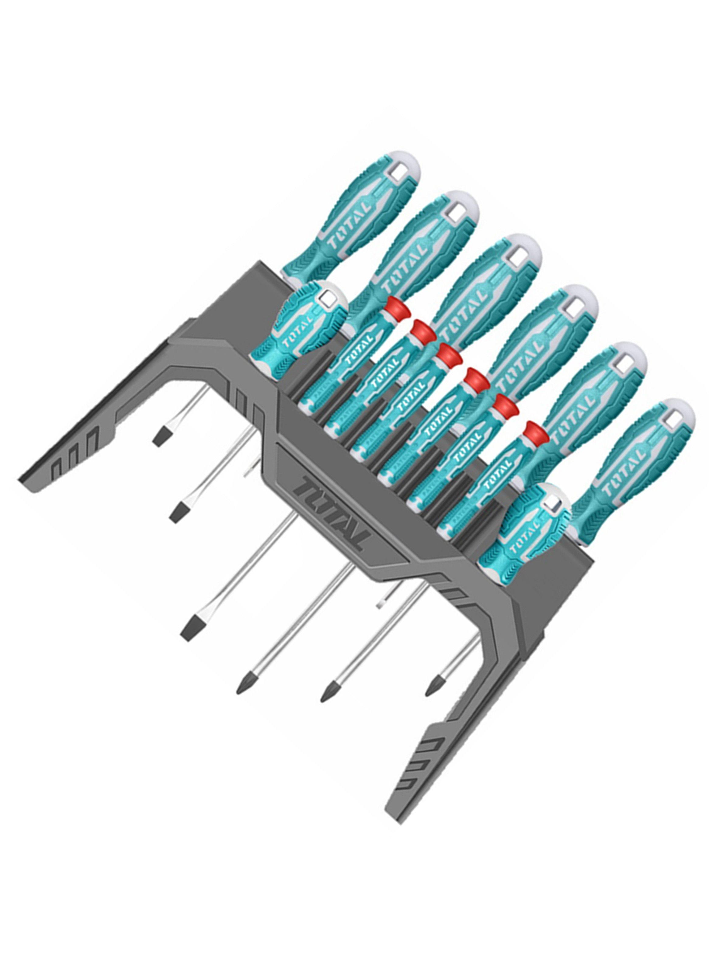 Kit Set Juego Destornilladores 14 Piezas Total Tht250614-2