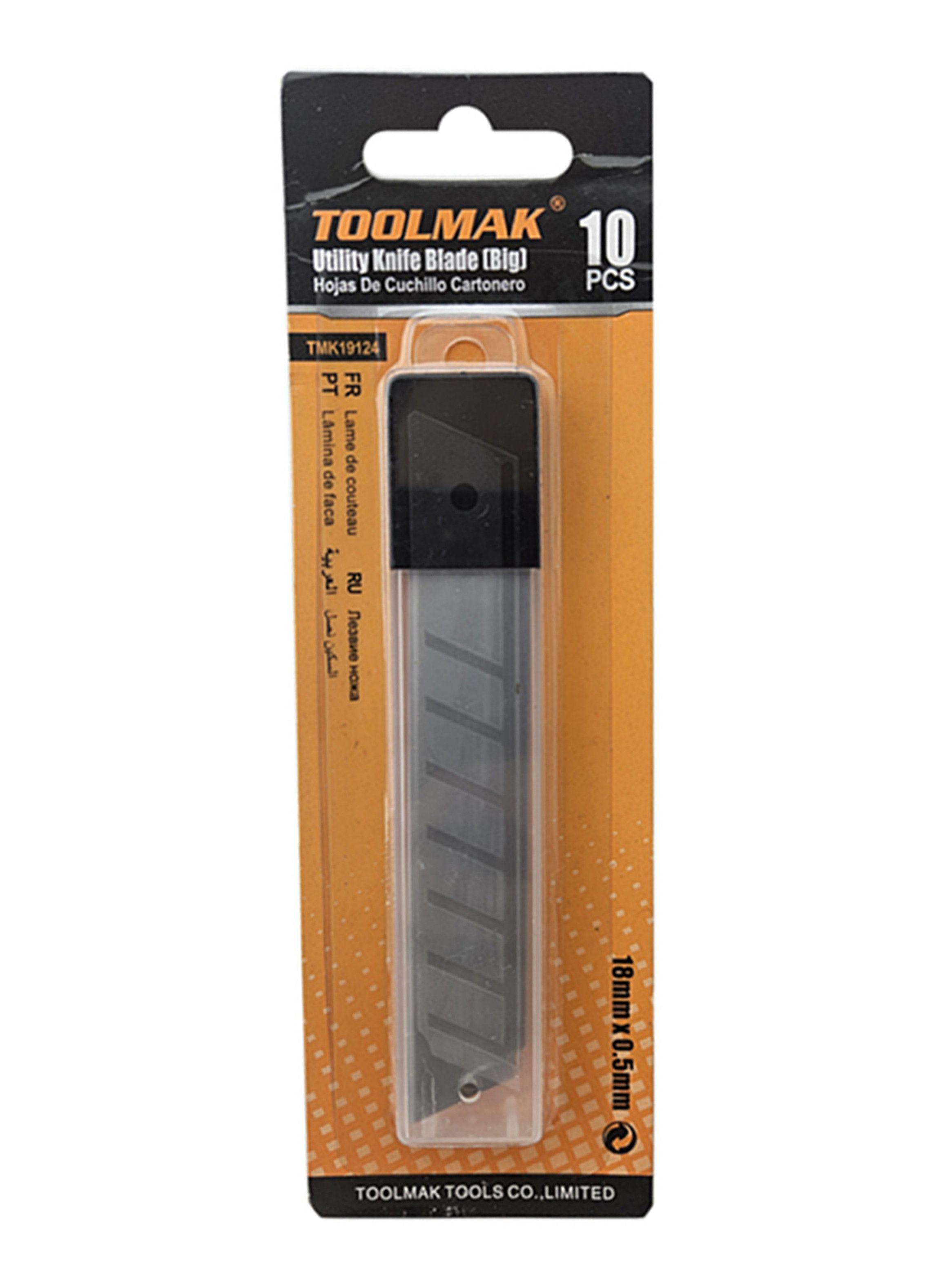 10x Repuesto Hoja Cuchillo Cartonero Corta Cartón 18mm Tmk-2