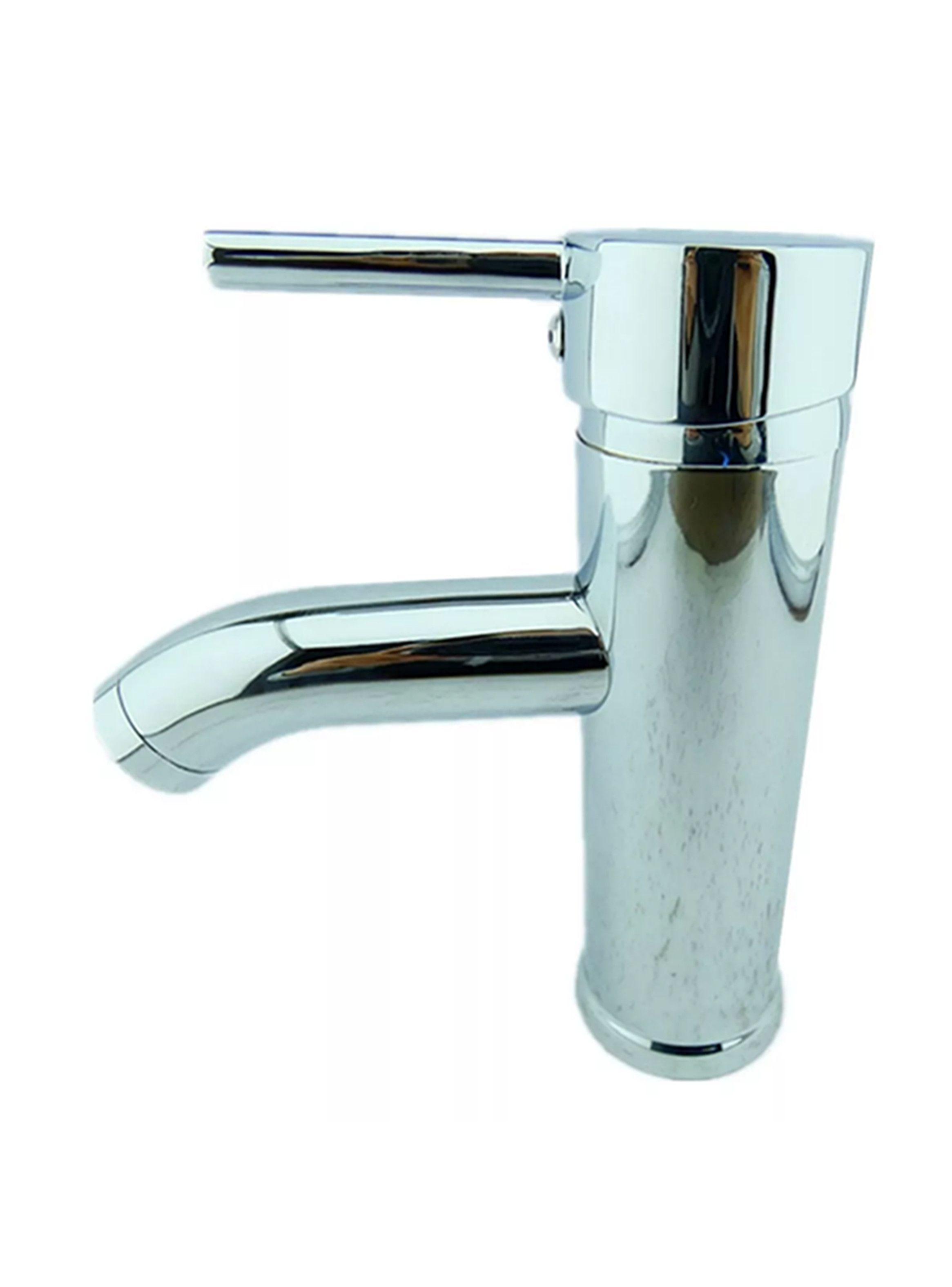 Llave Monomando Para Lavamanos Baño Griferia Cromada-1