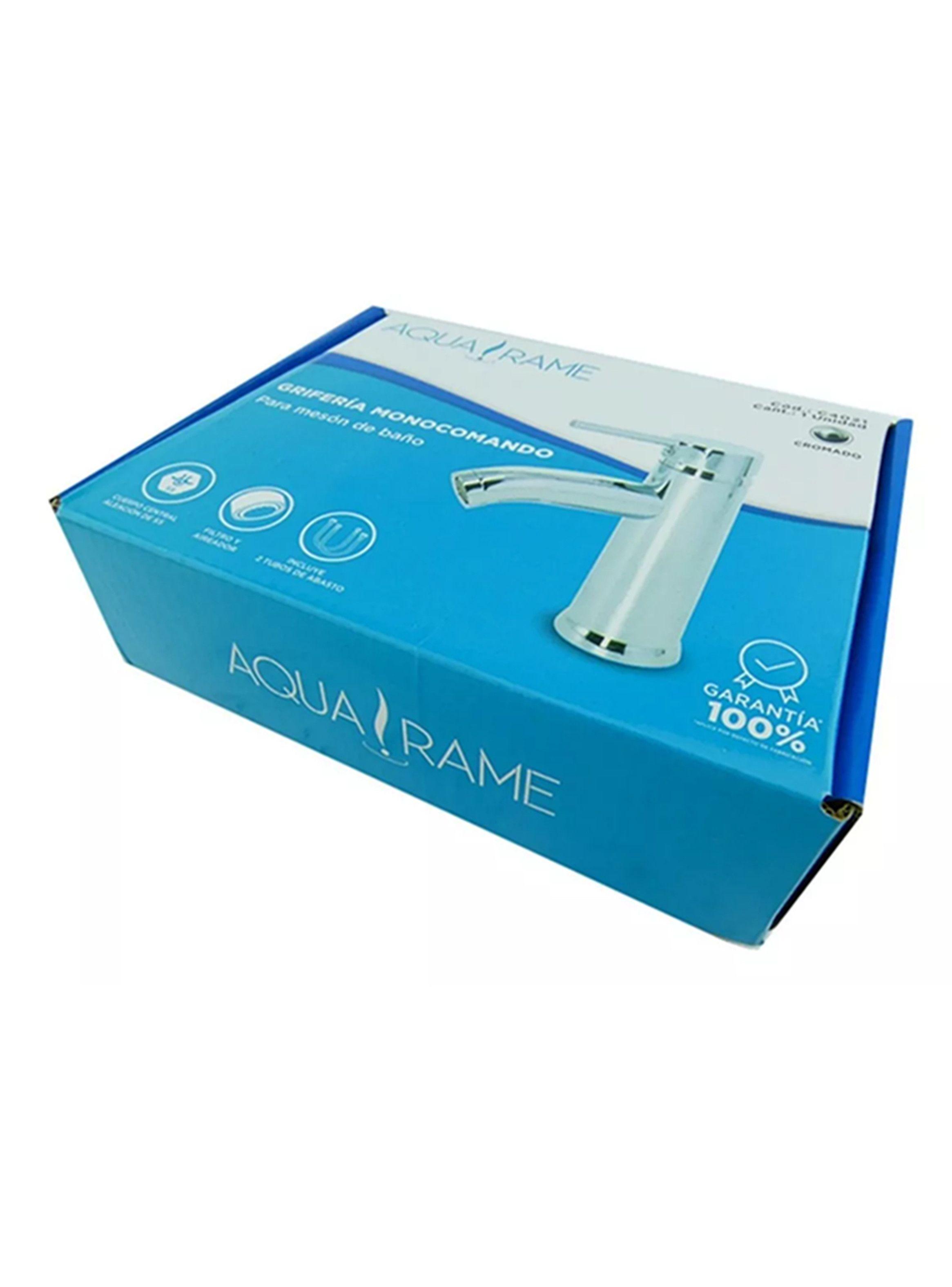 Llave Monomando Para Lavamanos Baño Griferia Cromada-2