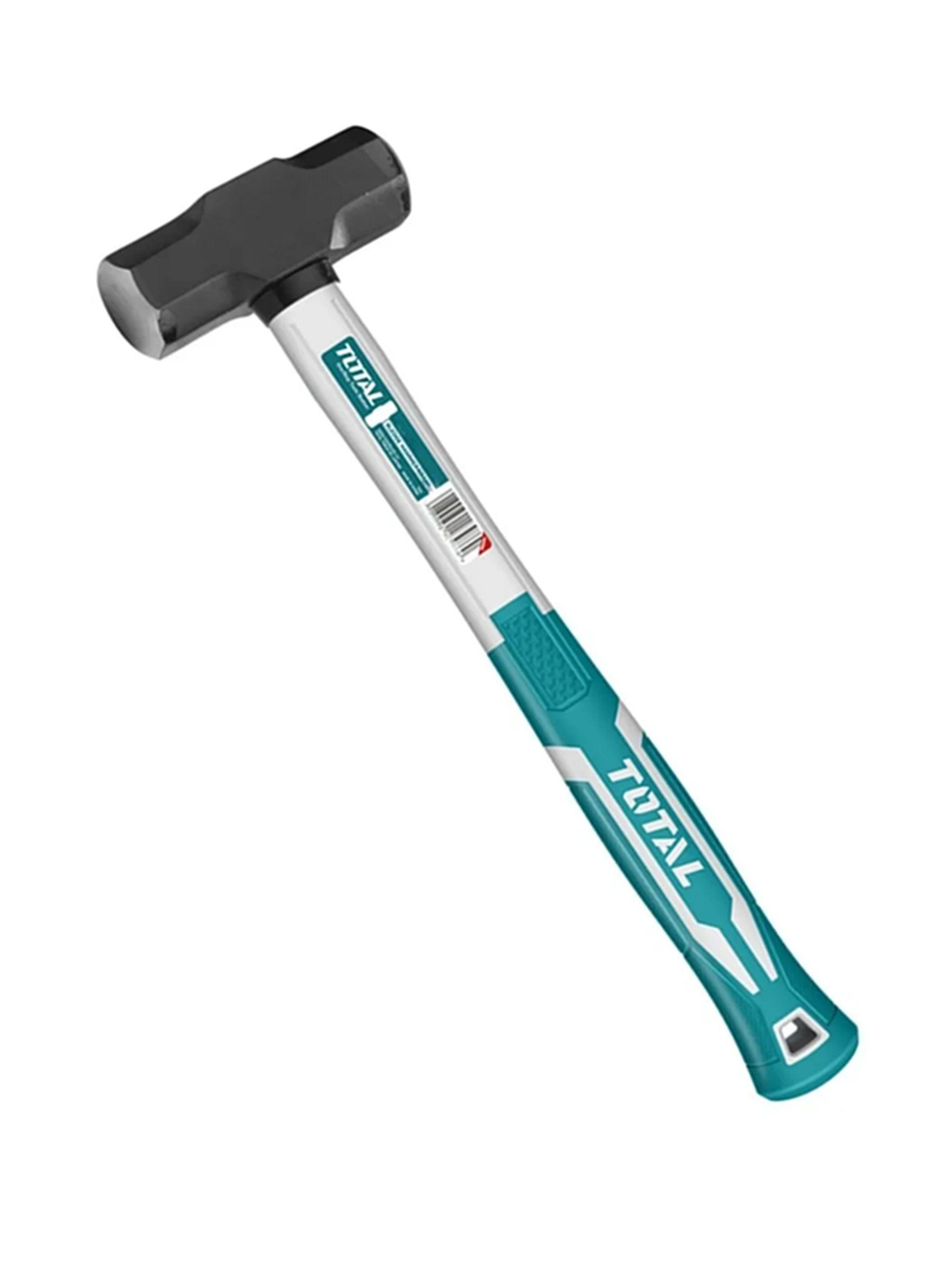 Combo Martillo Mazo 4 Lbs Mango Fibra Vidrio Total-0