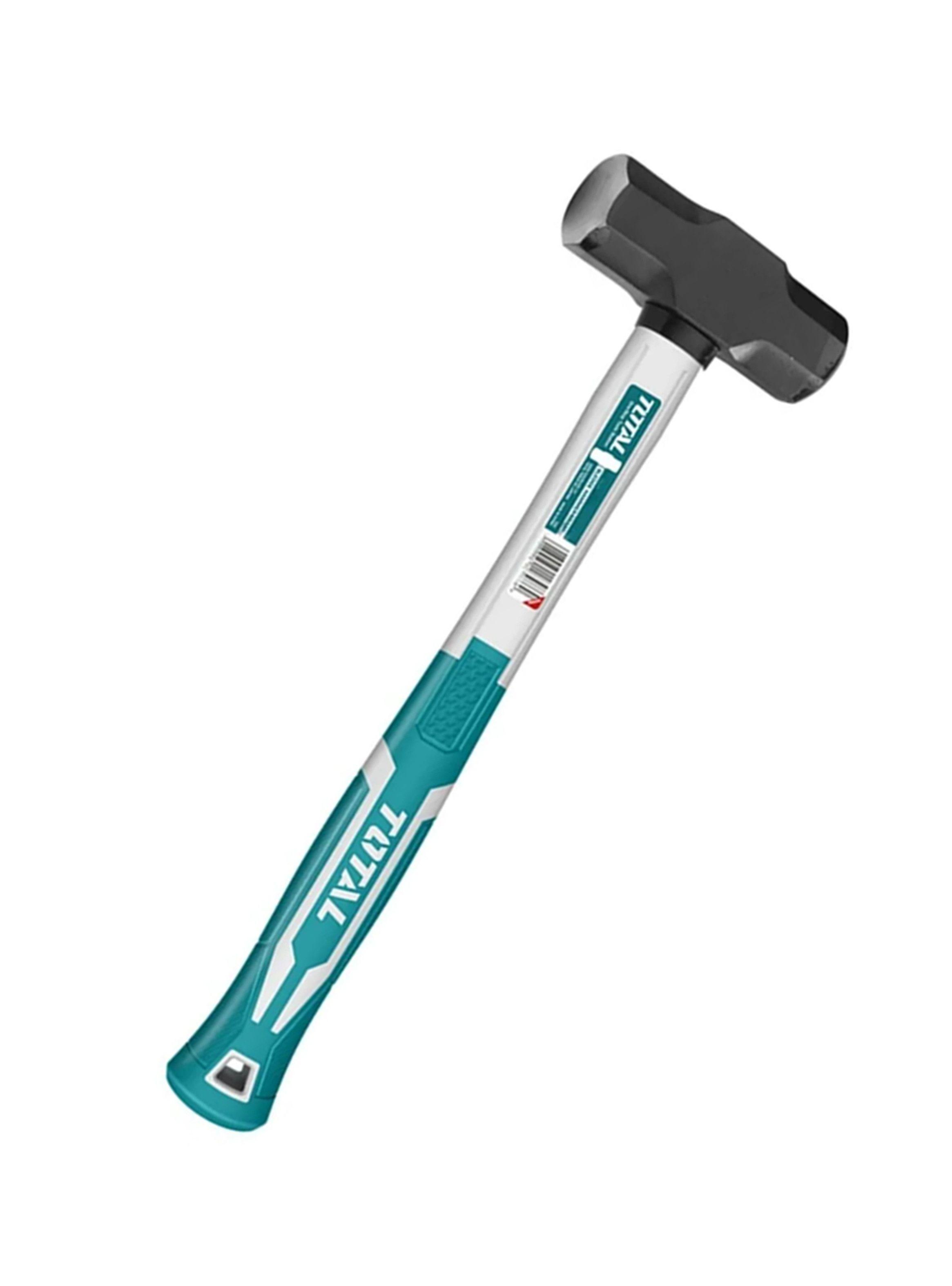 Combo Martillo Mazo 4 Lbs Mango Fibra Vidrio Total-1