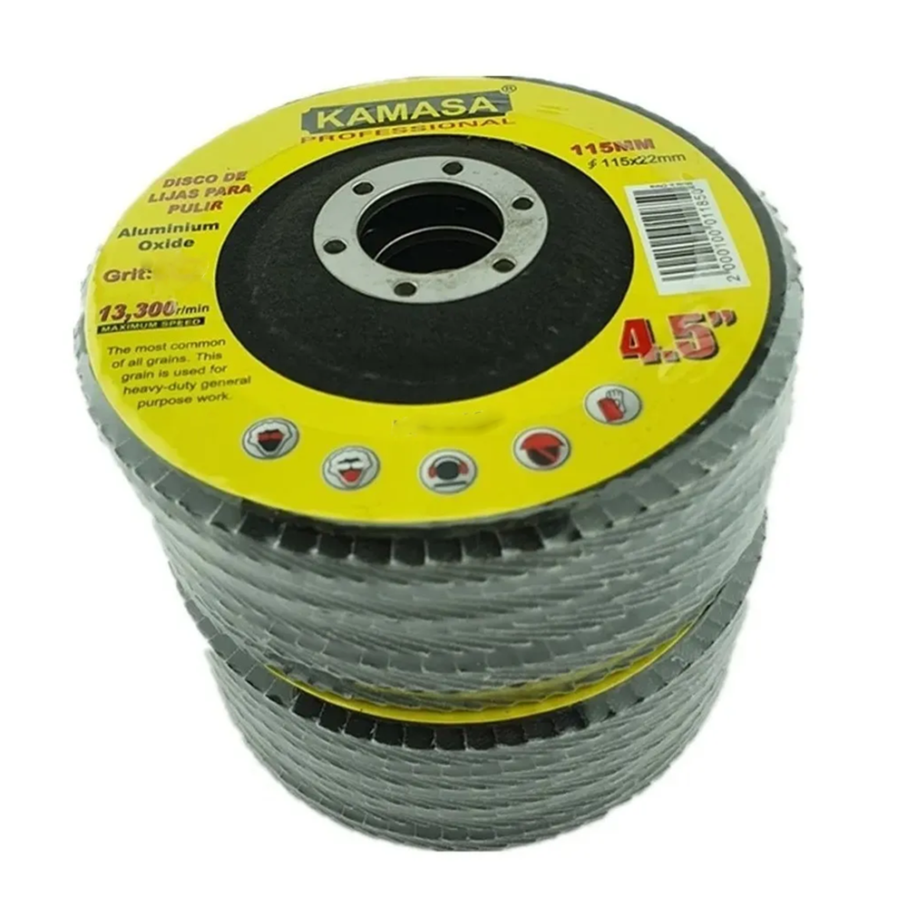 Pack10 Disco Lija Pulir Traslapado Laminado Madera-0