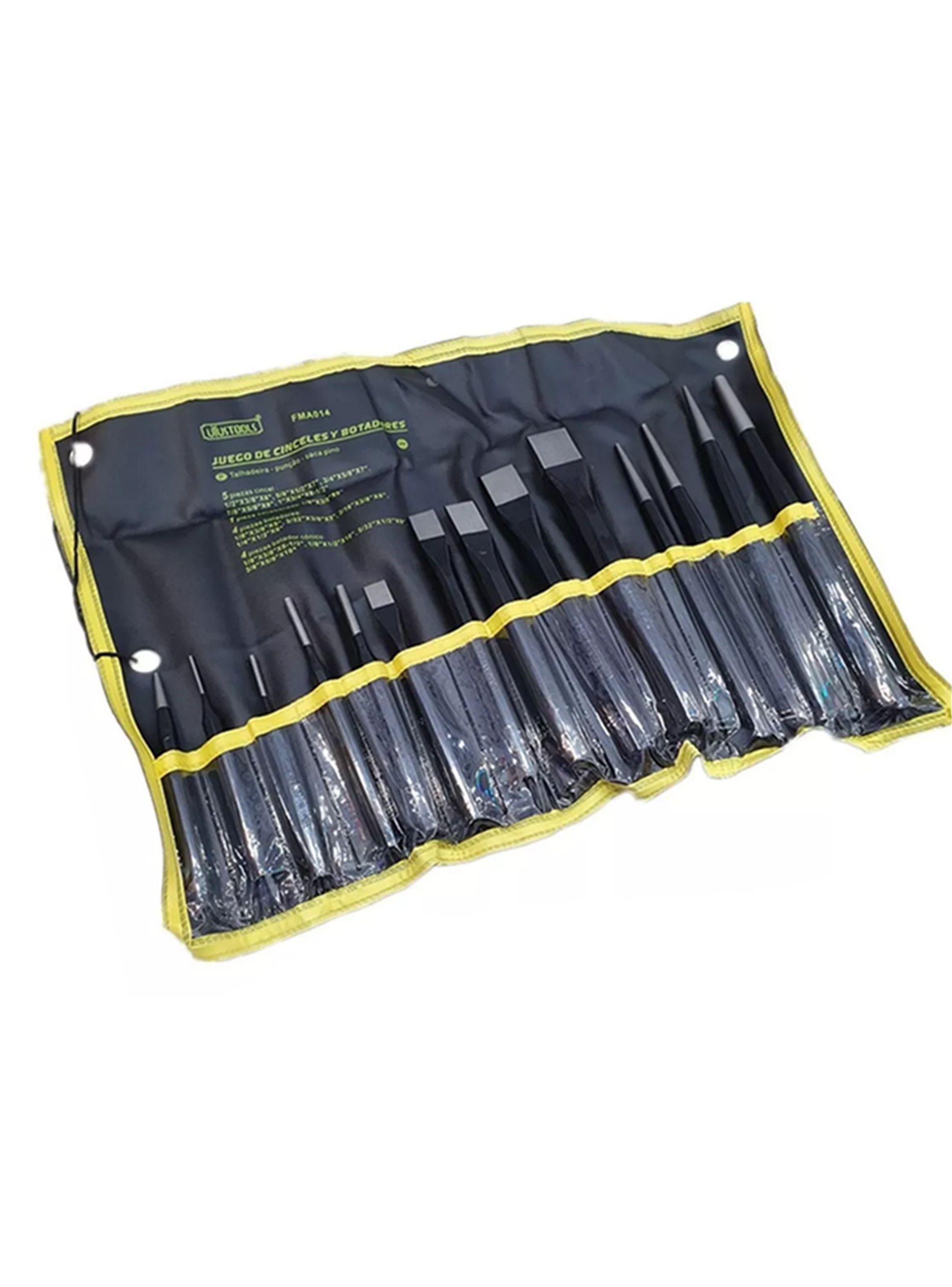 Juego De Cinceles Y Botadores Uyustools 14 Piezas-0