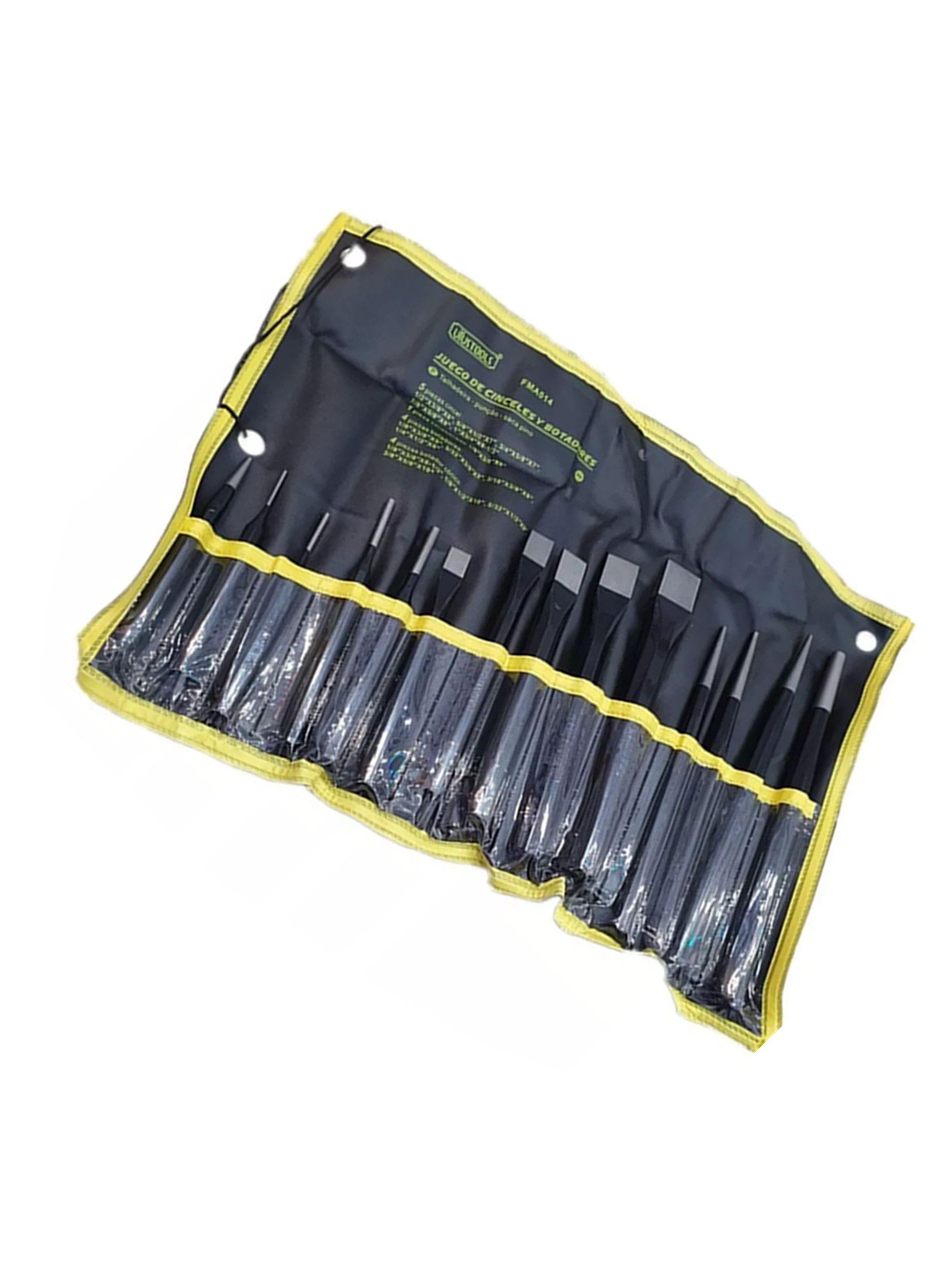 Juego De Cinceles Y Botadores Uyustools 14 Piezas-1