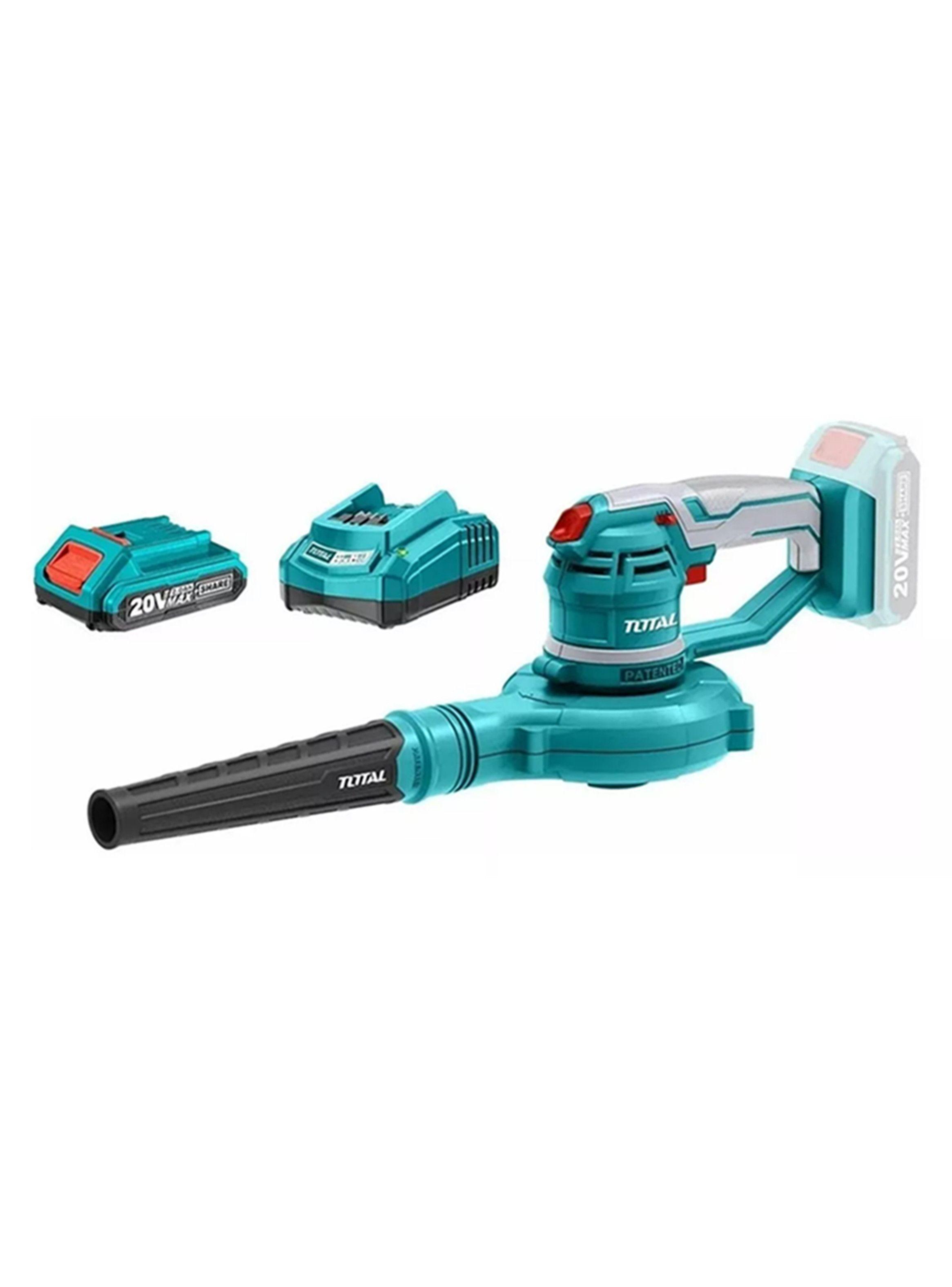 Soplador Aspirador Inalambrico 20v + Cargador + Bat Total-0