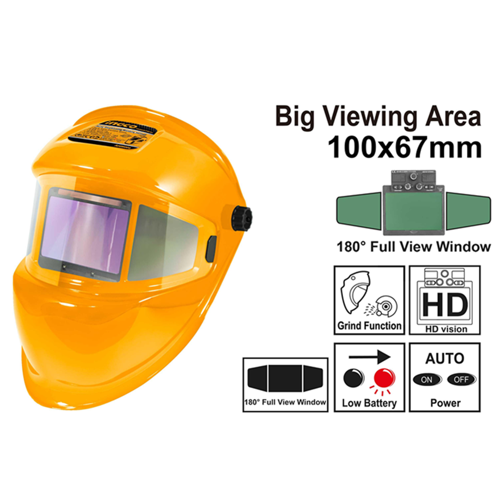 Mascara Careta Para Soldar Fotosensible 100x67mm Ingco-1