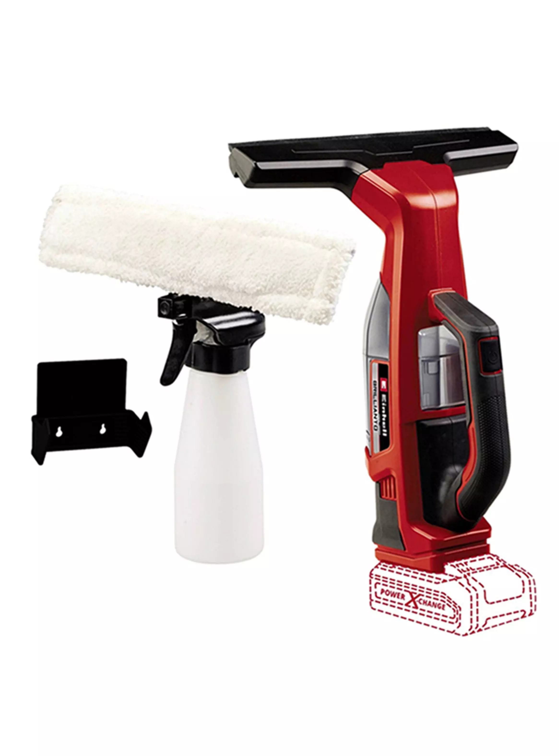 Limpiador De Ventanas Vidrio 18v Brillianto Einhell-0