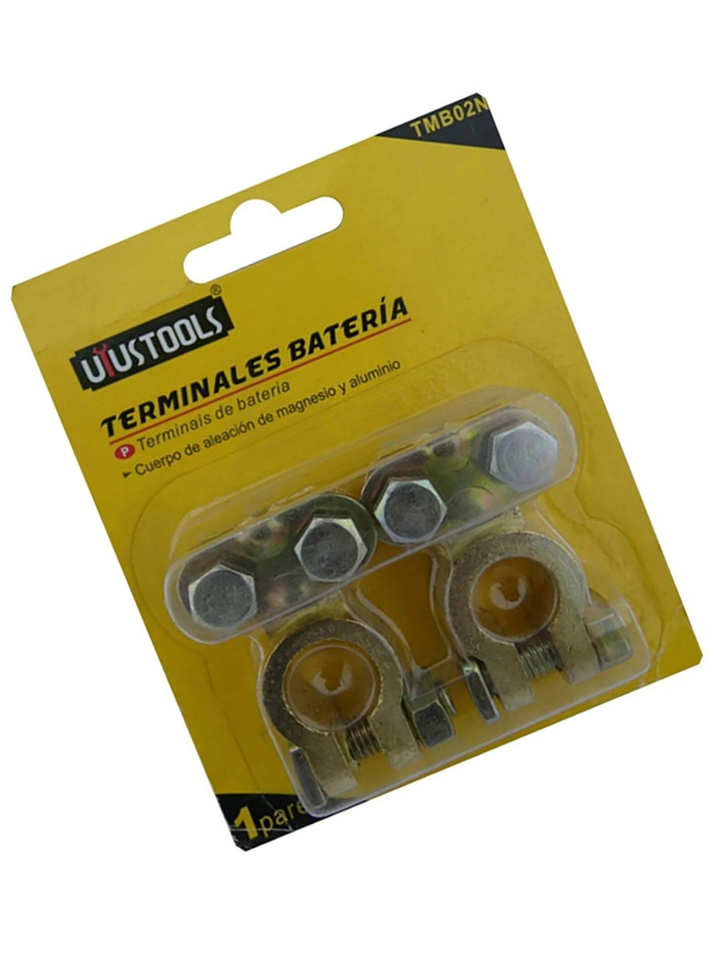Terminales Bornes Bateria Auto 12v 6e + / - Tmb02n-1