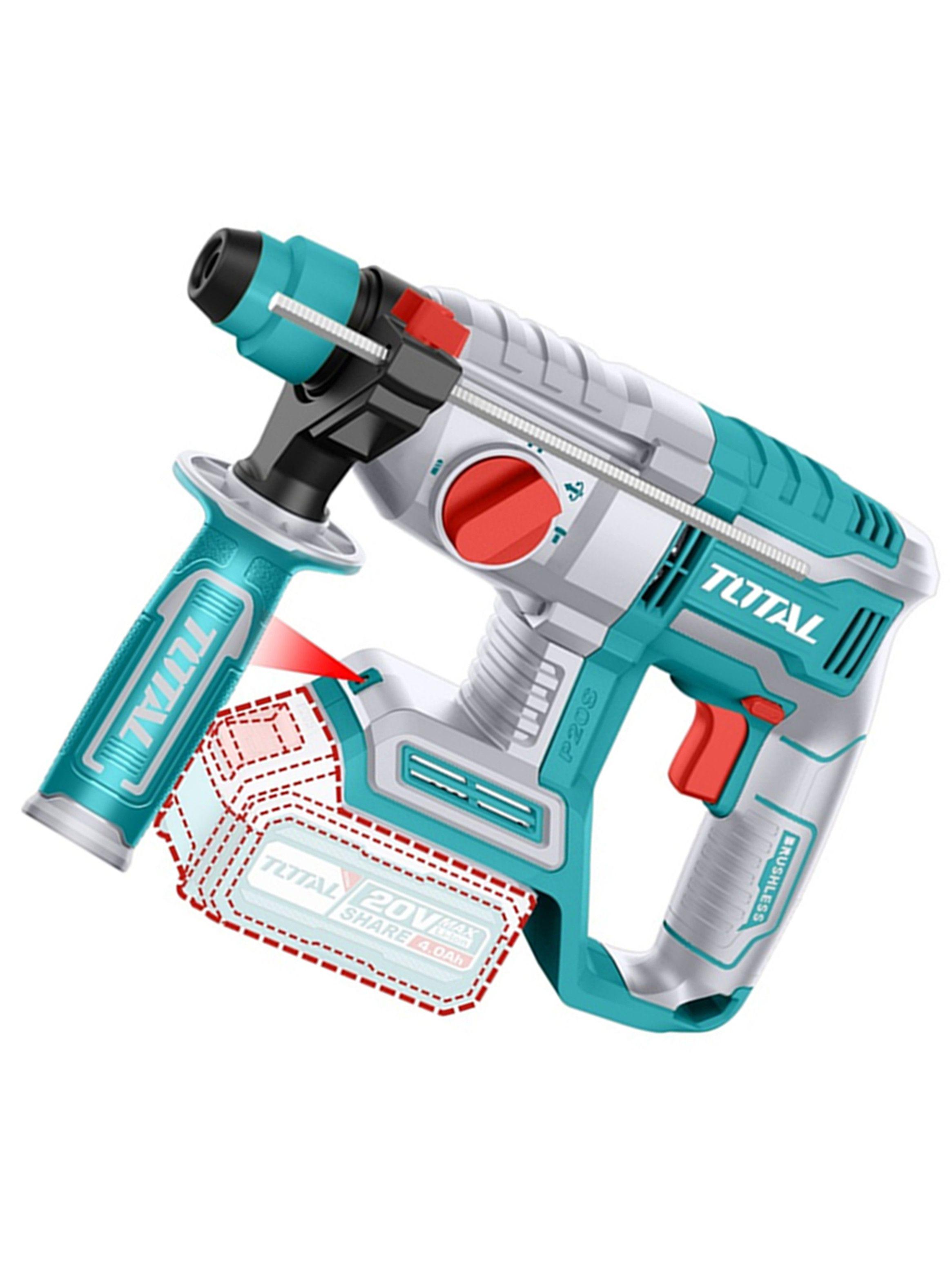 Rotomartillo Inalámbrico 20v Sds Plus Total Trhli20208-1