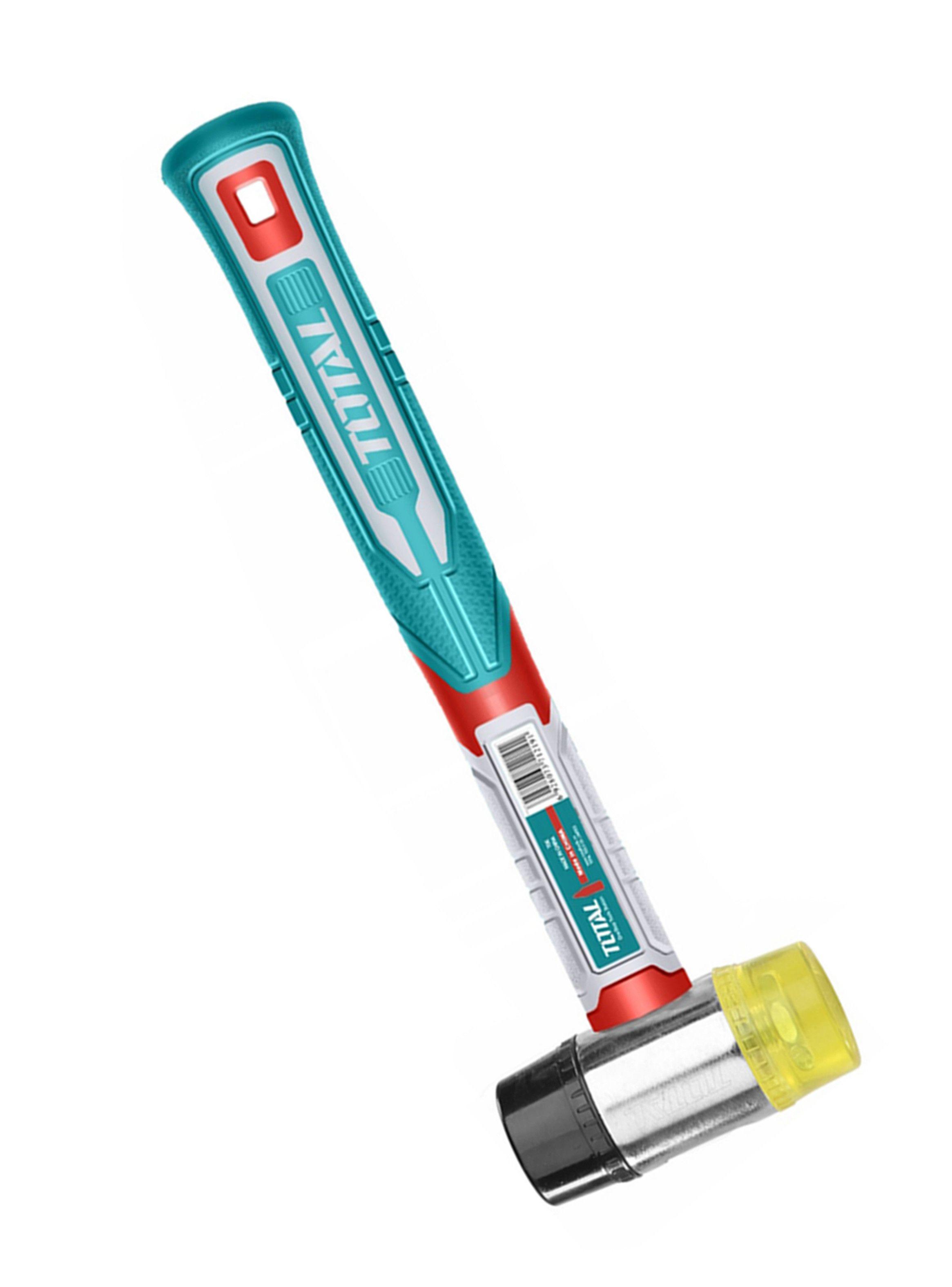 Martillo Suave Doble Cara Cabeza Goma Plástico 40mm Total-2
