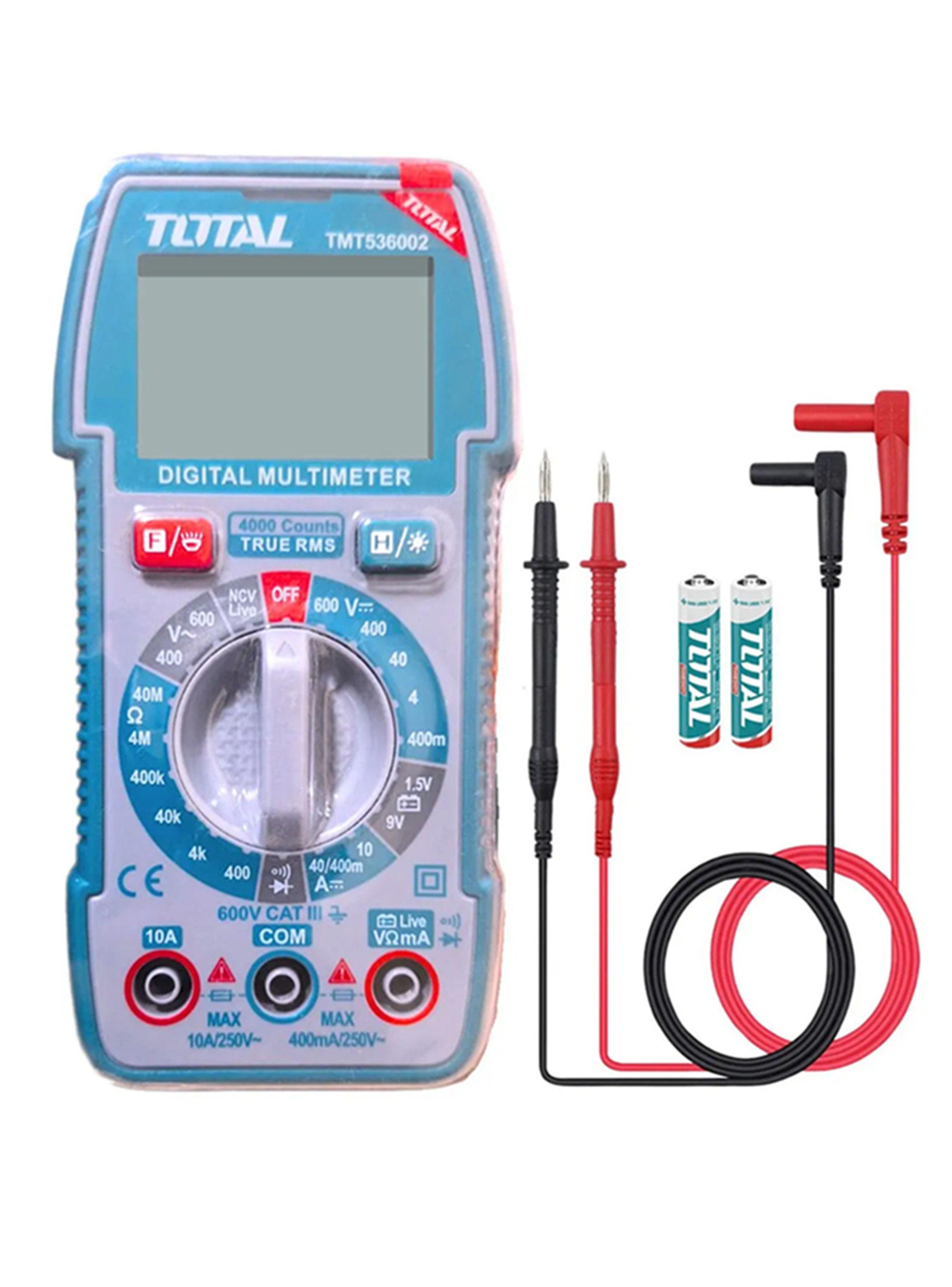 Multimetro Multitester Digital Total Tmt536002-0