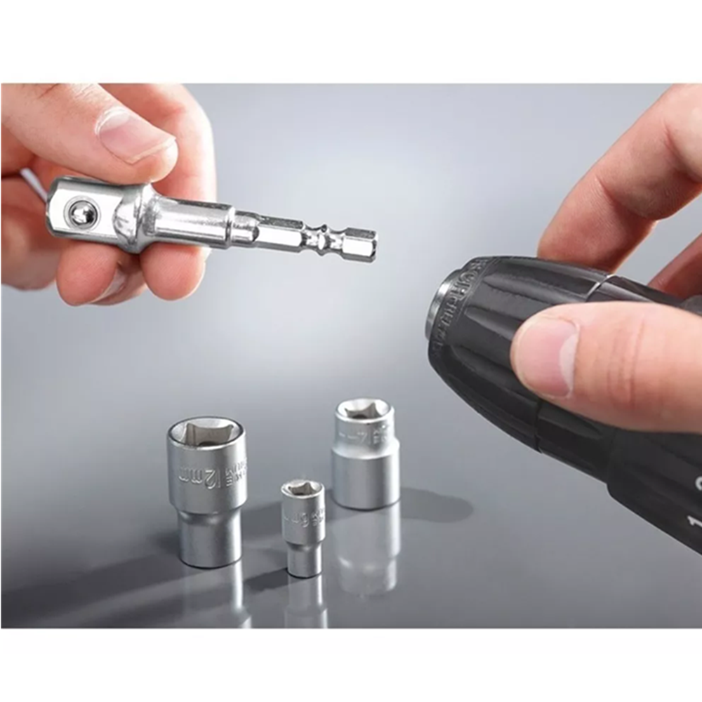 Juego 3 Adaptadores Dados Cuadrante 1/2 3/8 1/4 Kwb 105310-2