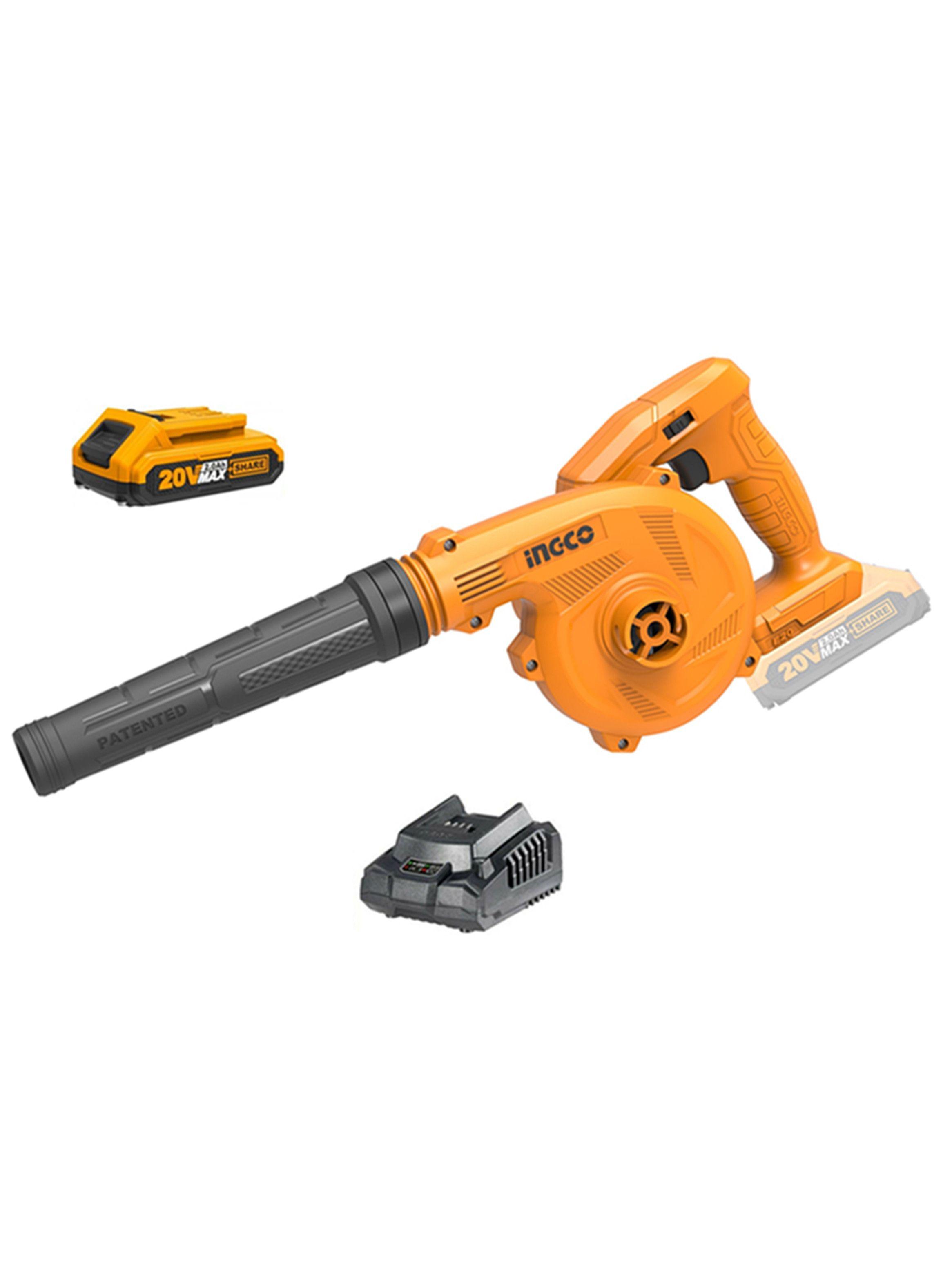 Soplador Inalambrico 20v Bat + Cargador Ingco Cabli20018-0
