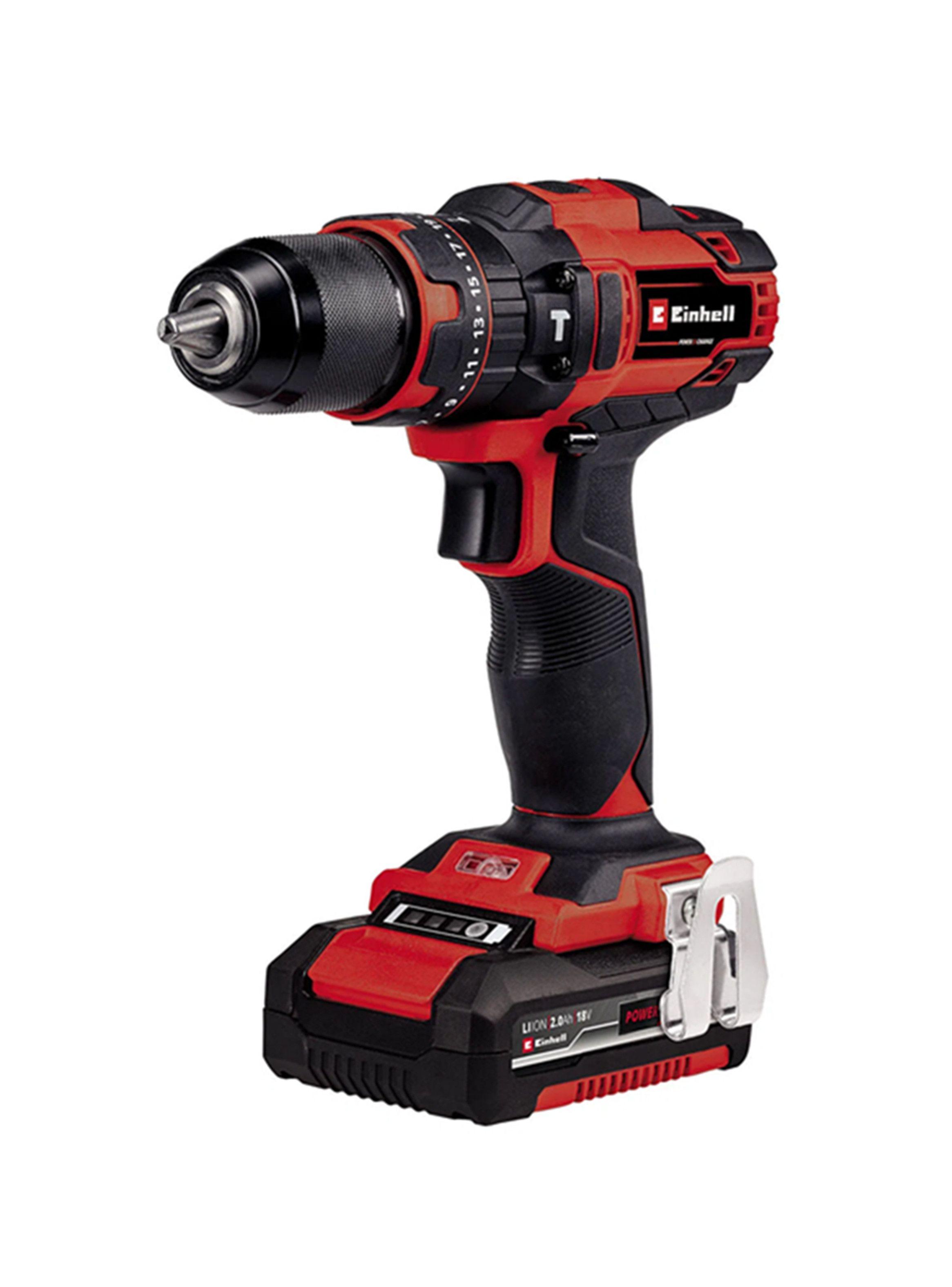 Taladro Atornillador Percutor 13mm 2Bat 18v+64 Acc-2