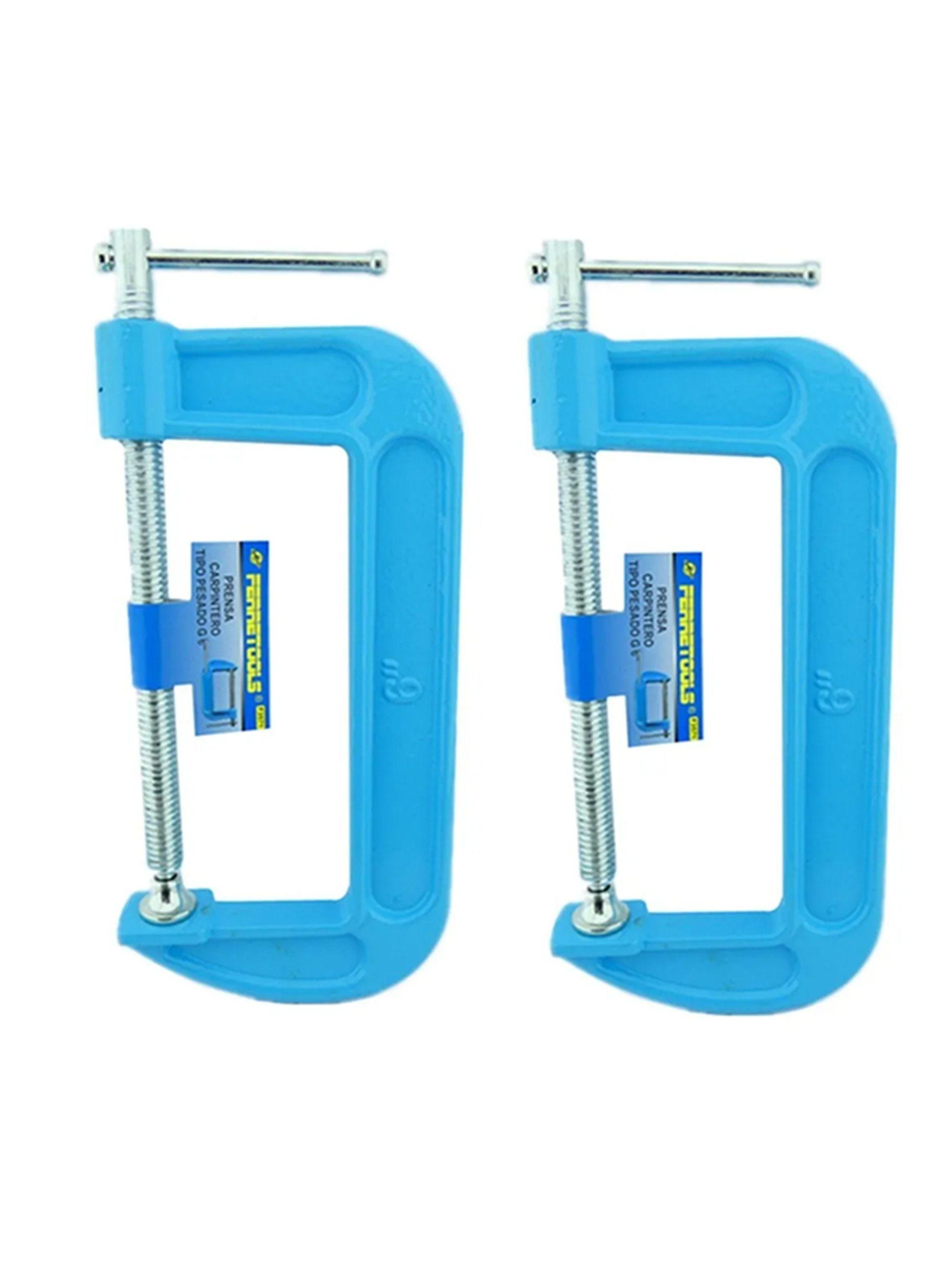 Pack 2 Prensa Tipo C 6 Pulgadas Ferretools-0